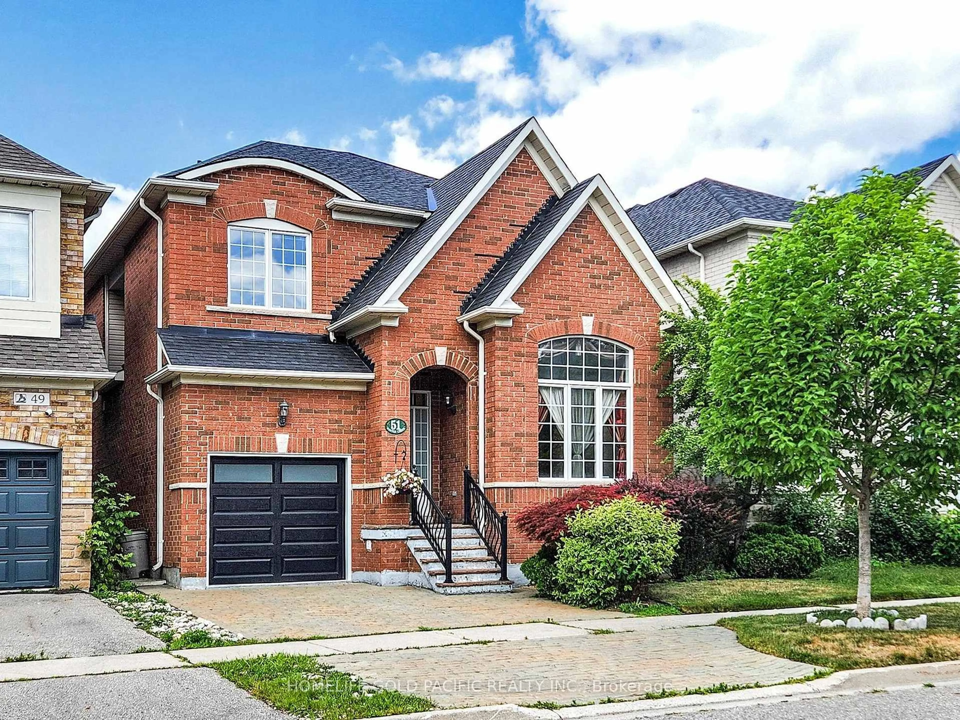 Home with brick exterior material, street for 51 Winter Creek Cres, Markham Ontario L6C 3E3