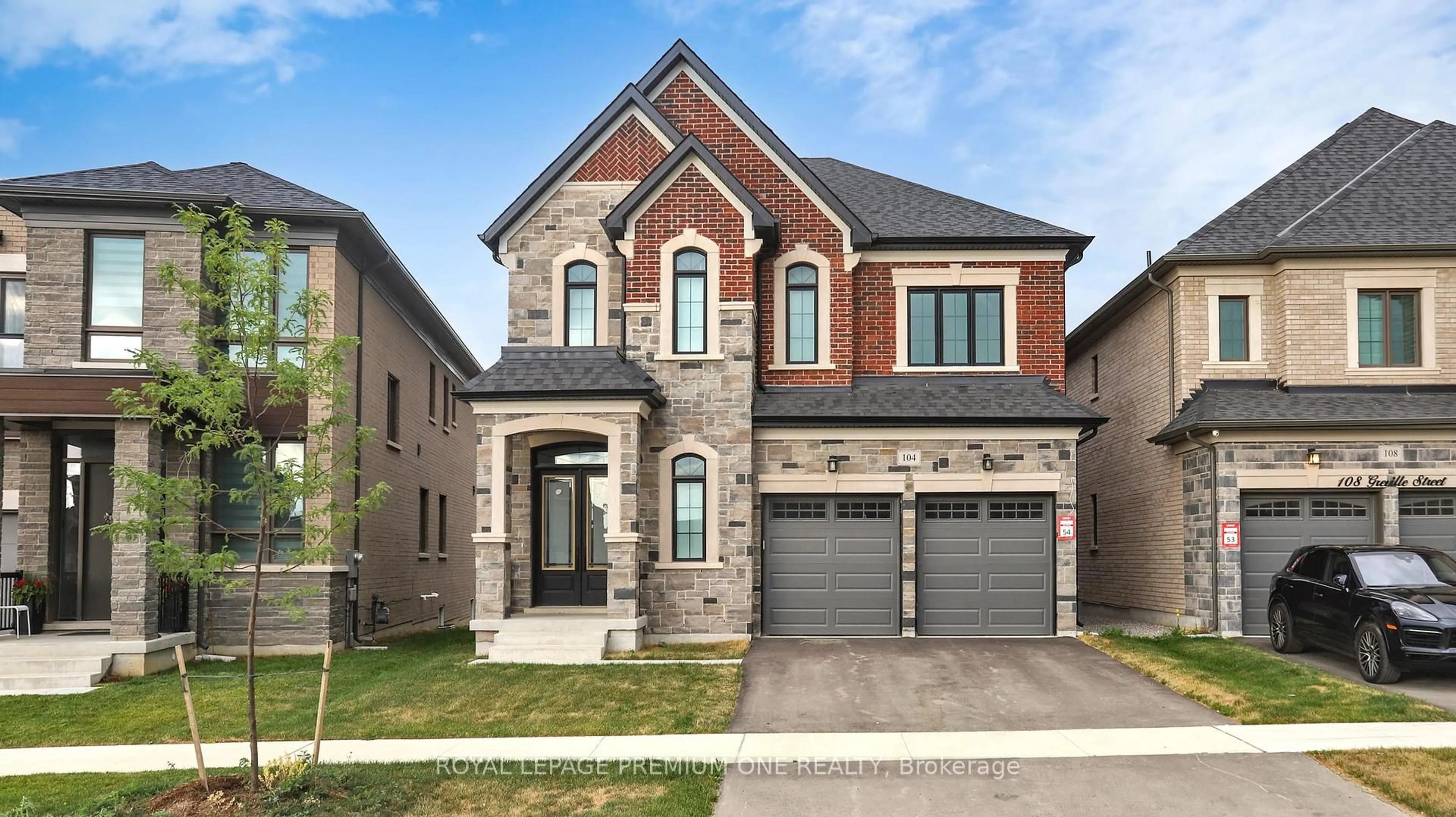 Home with brick exterior material, street for 104 Greville, Vaughan Ontario L4H 4P7