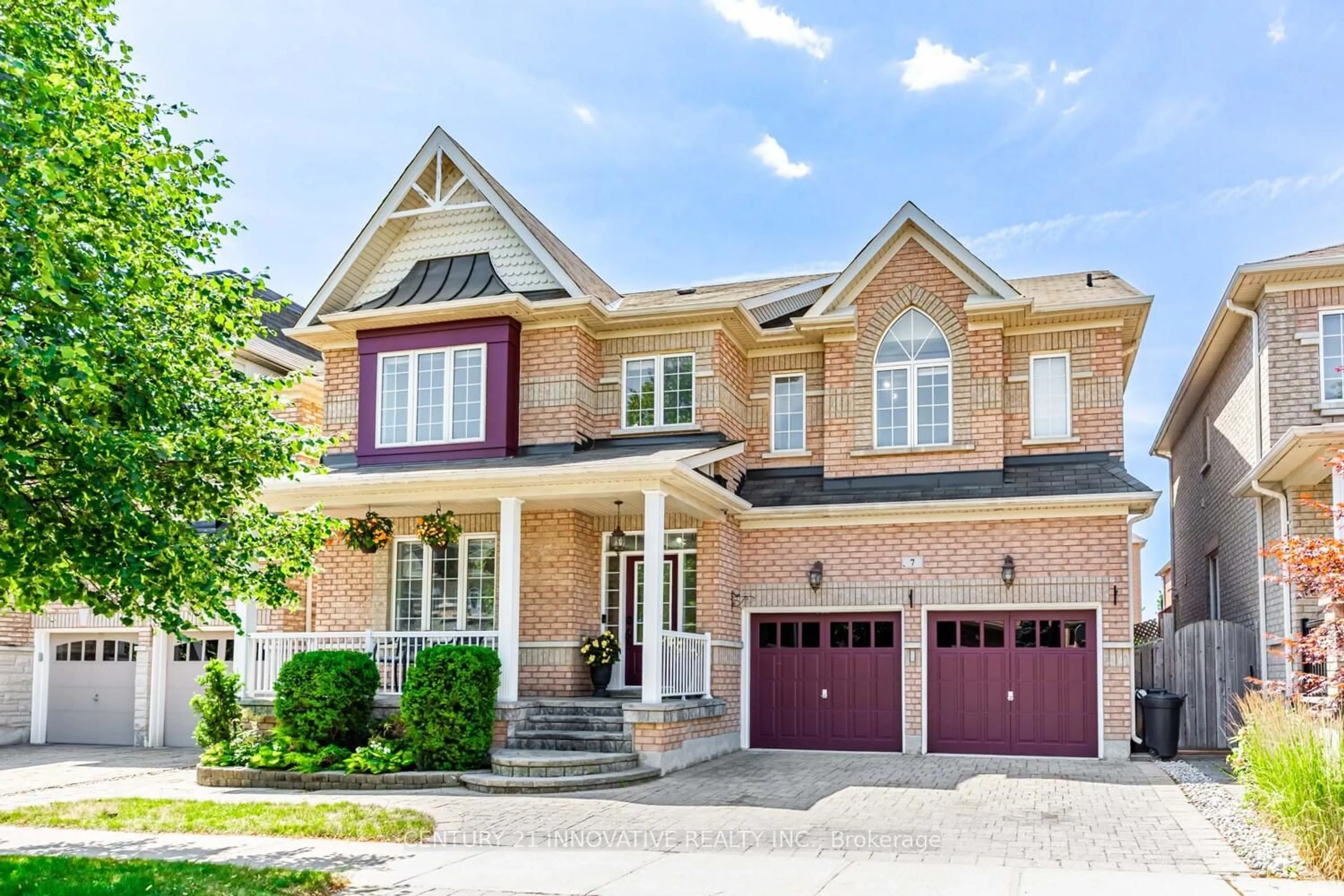 Home with brick exterior material, street for 7 Stonechurch Cres, Markham Ontario L6B 0L3