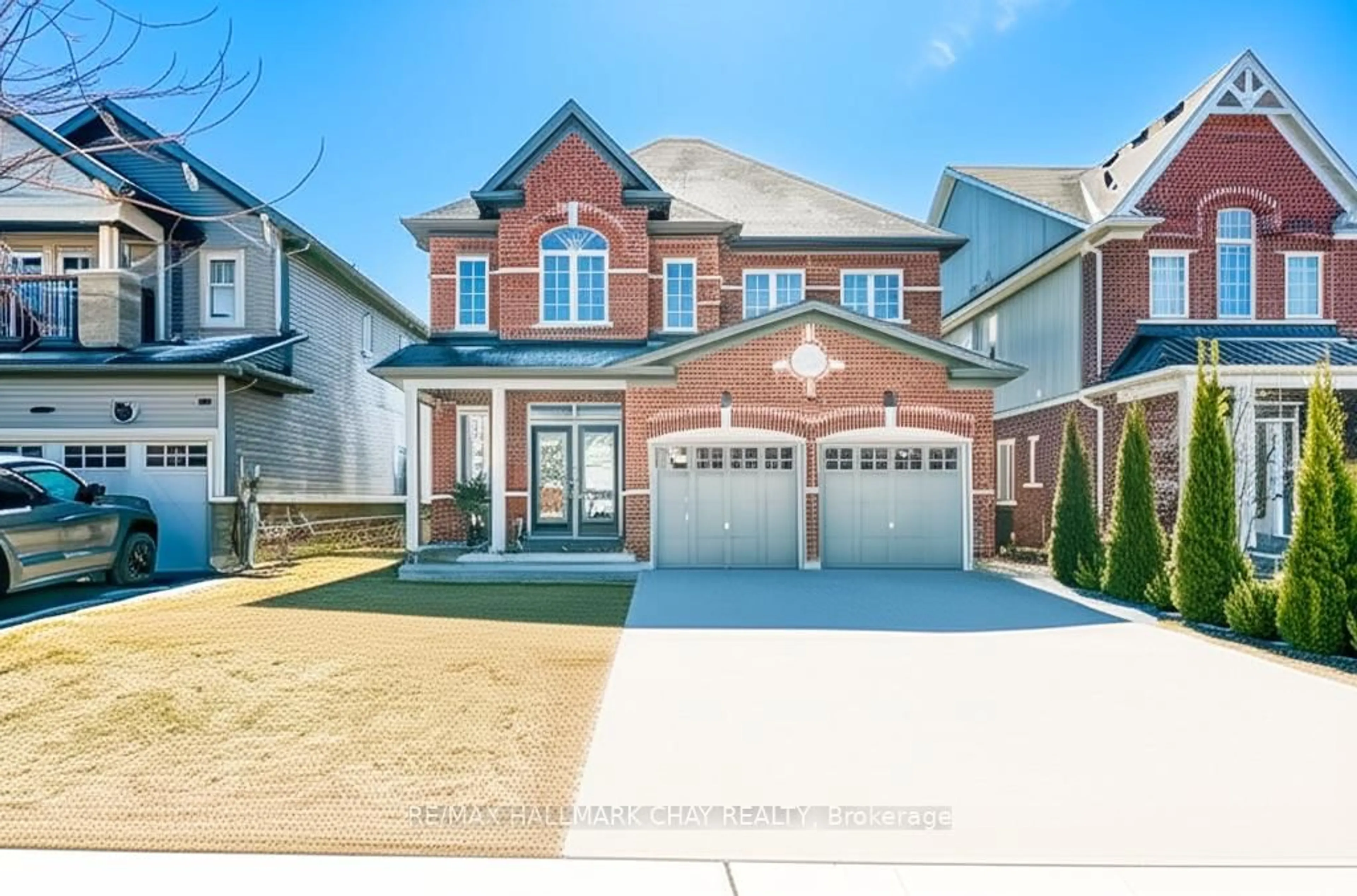 Home with brick exterior material, street for 149 Gold Park Gate, Essa Ontario L0M 1B4