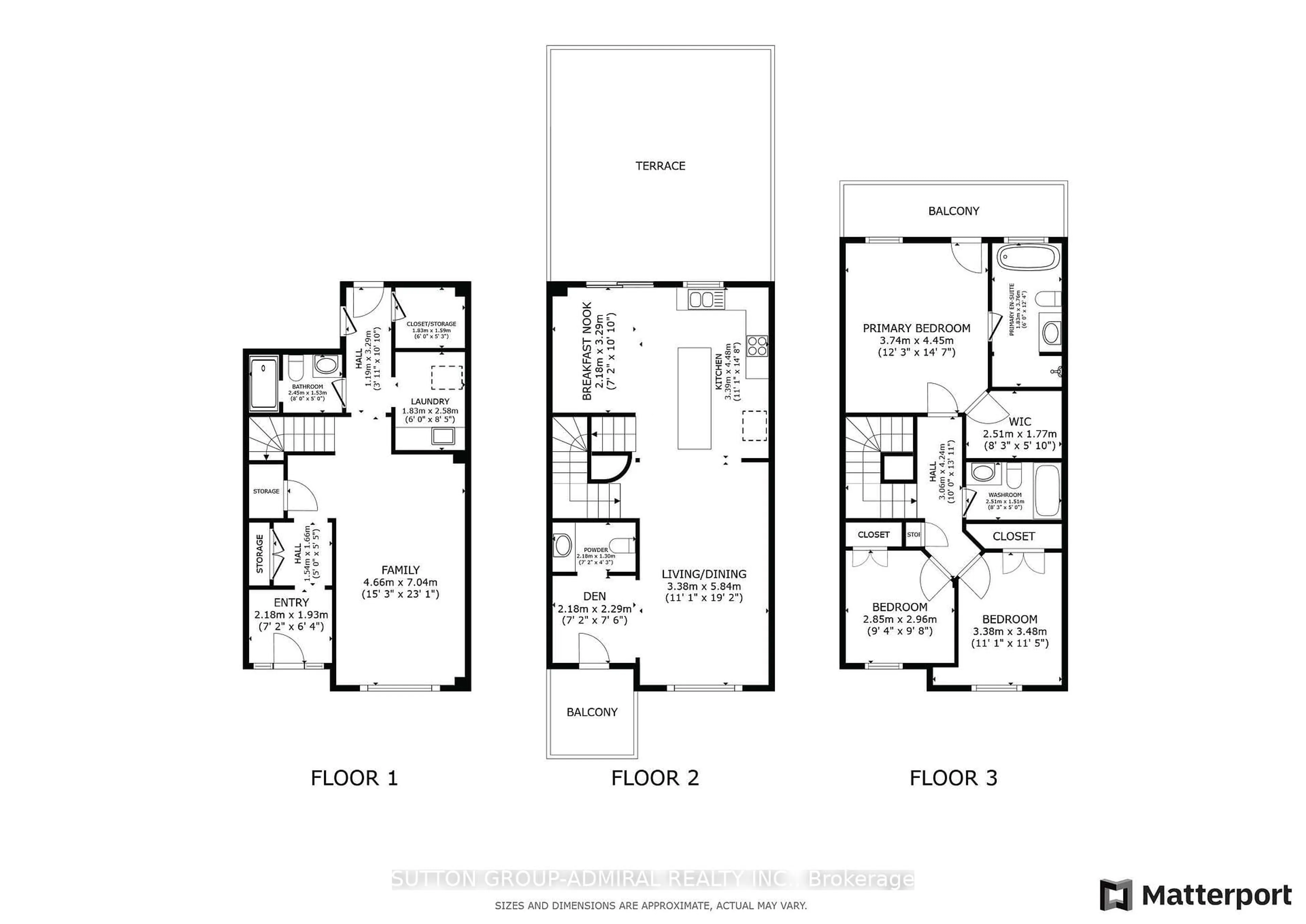 Floor plan for 24 Carrville Woods Circ, Vaughan Ontario L6A 4Z6