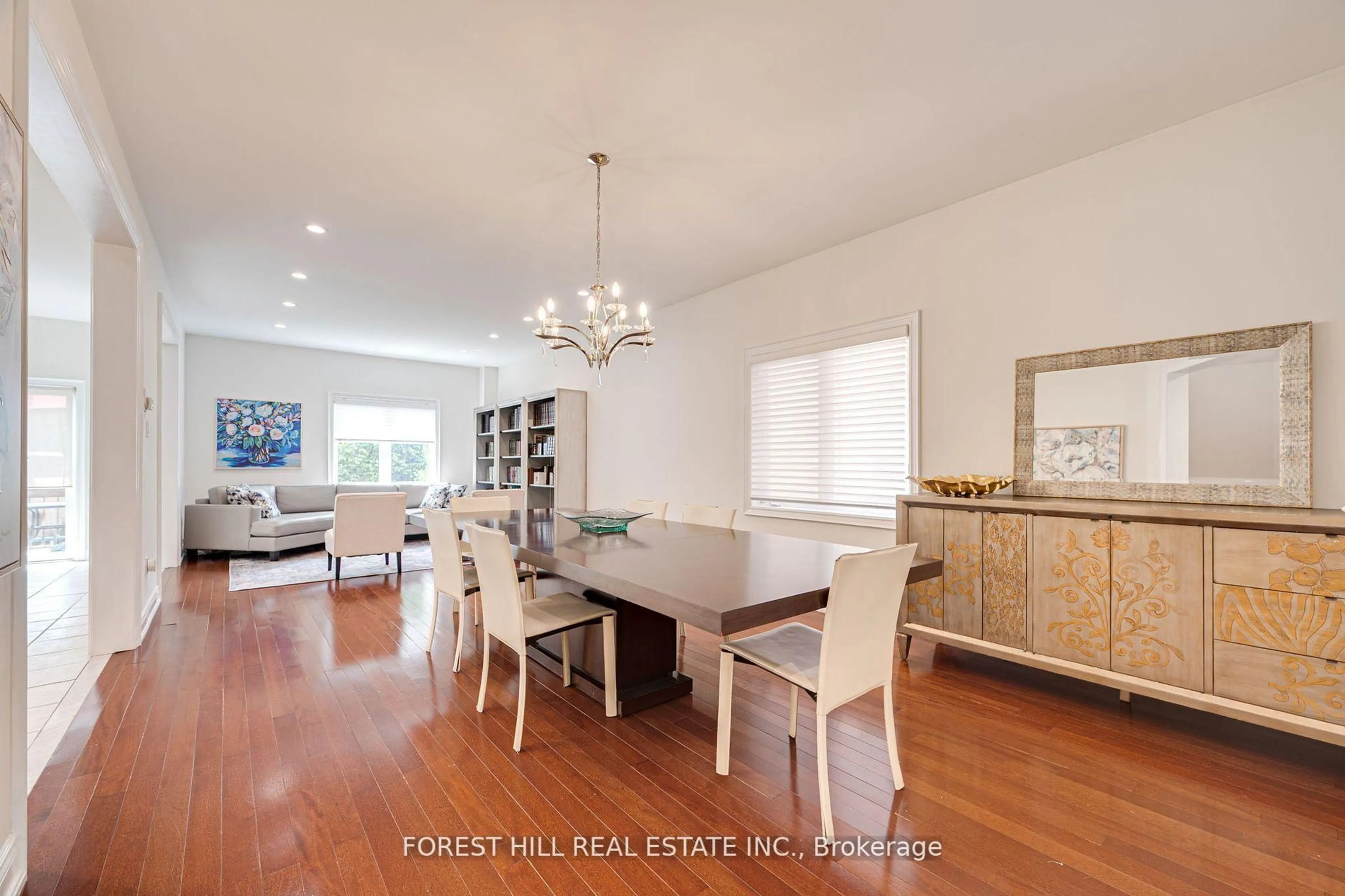 Dining room, wood/laminate floor for 473 Apple Blossom Dr, Vaughan Ontario L4J 9K7
