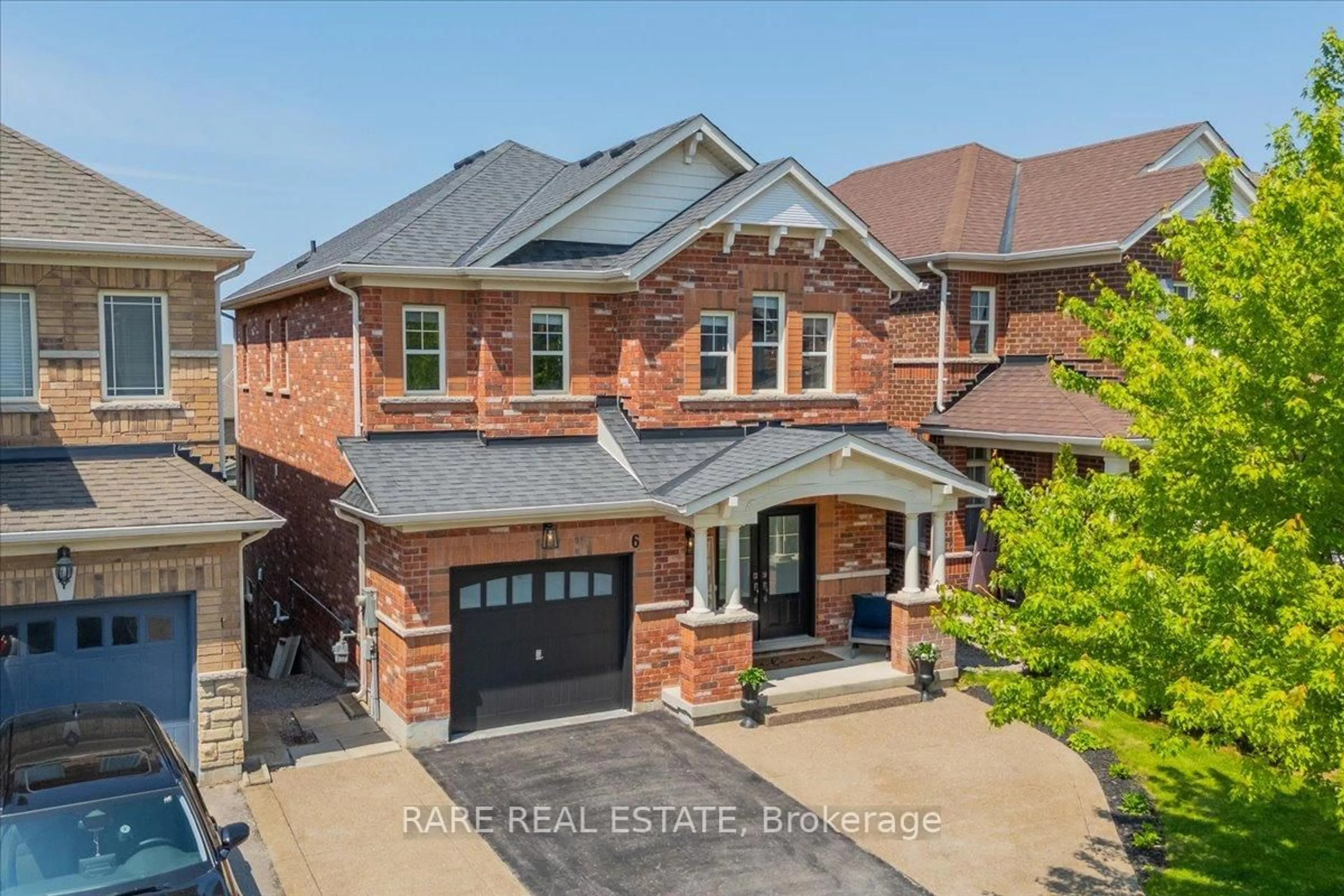 Home with brick exterior material, street for 6 Cherry Lane, New Tecumseth Ontario L9R 0M1