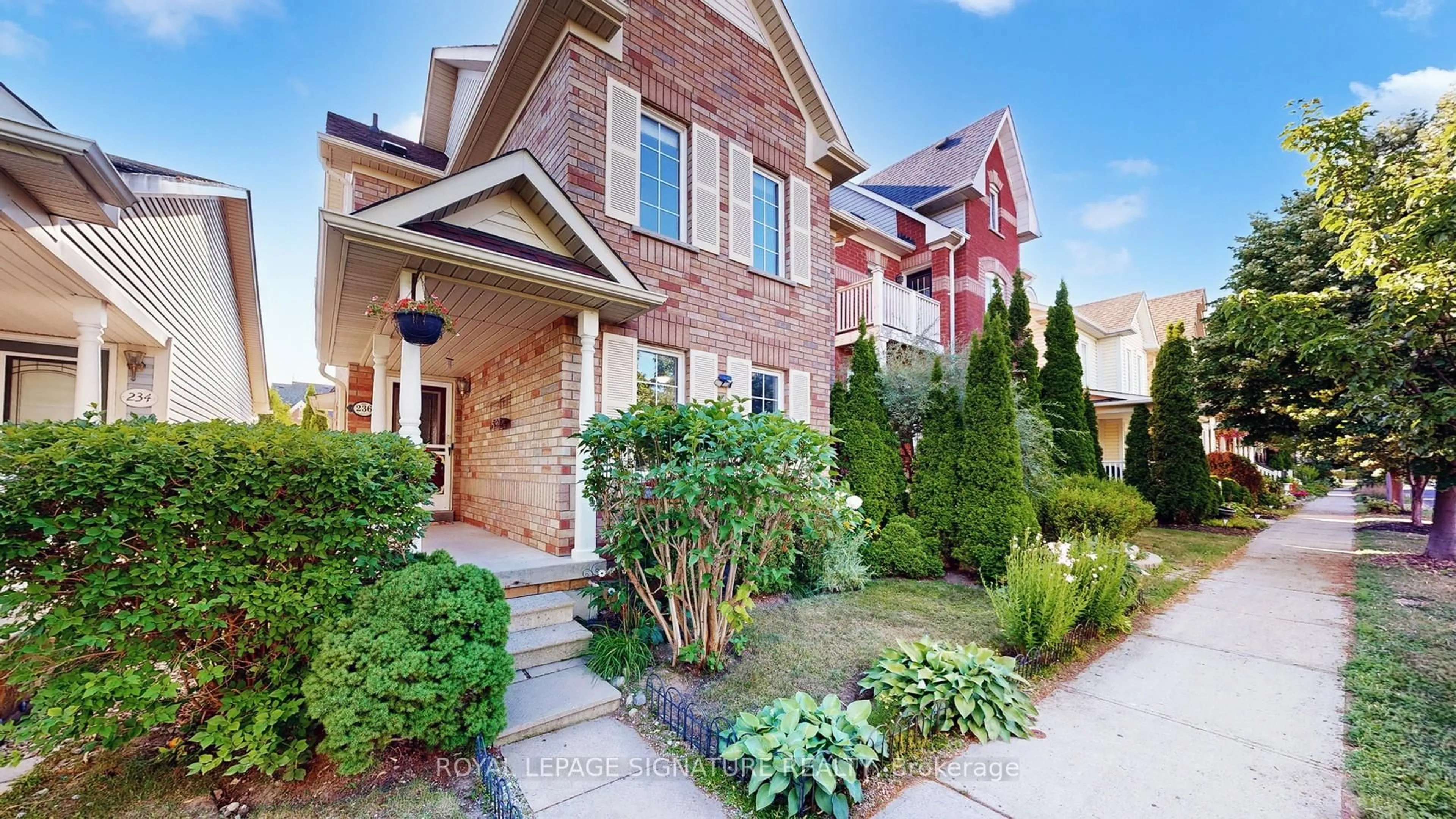 Home with brick exterior material, street for 236 Walkerville Rd, Markham Ontario L6B 1C6
