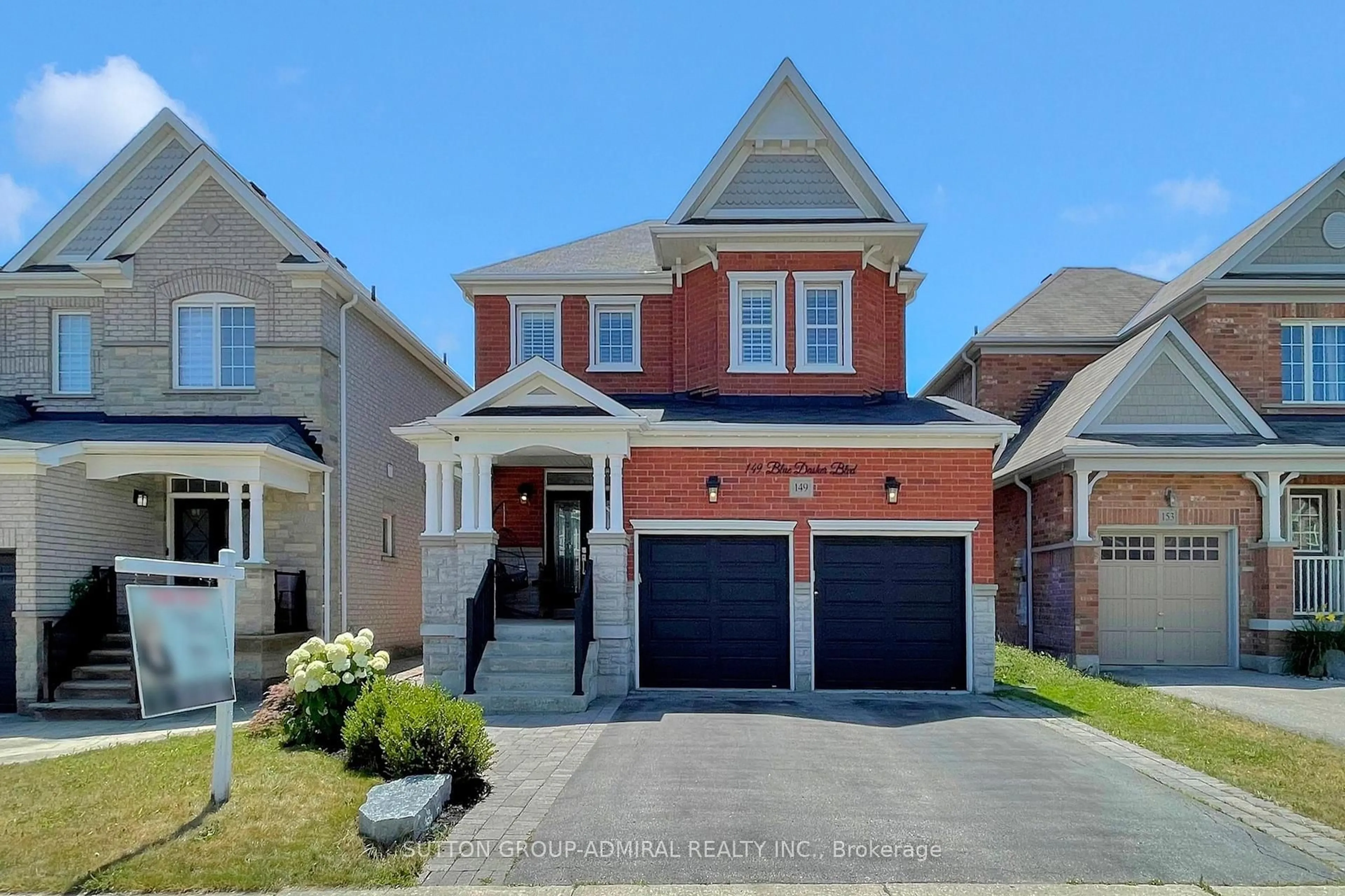 Home with brick exterior material, street for 149 Blue Dasher Blvd, Bradford West Gwillimbury Ontario L3Z 0H3