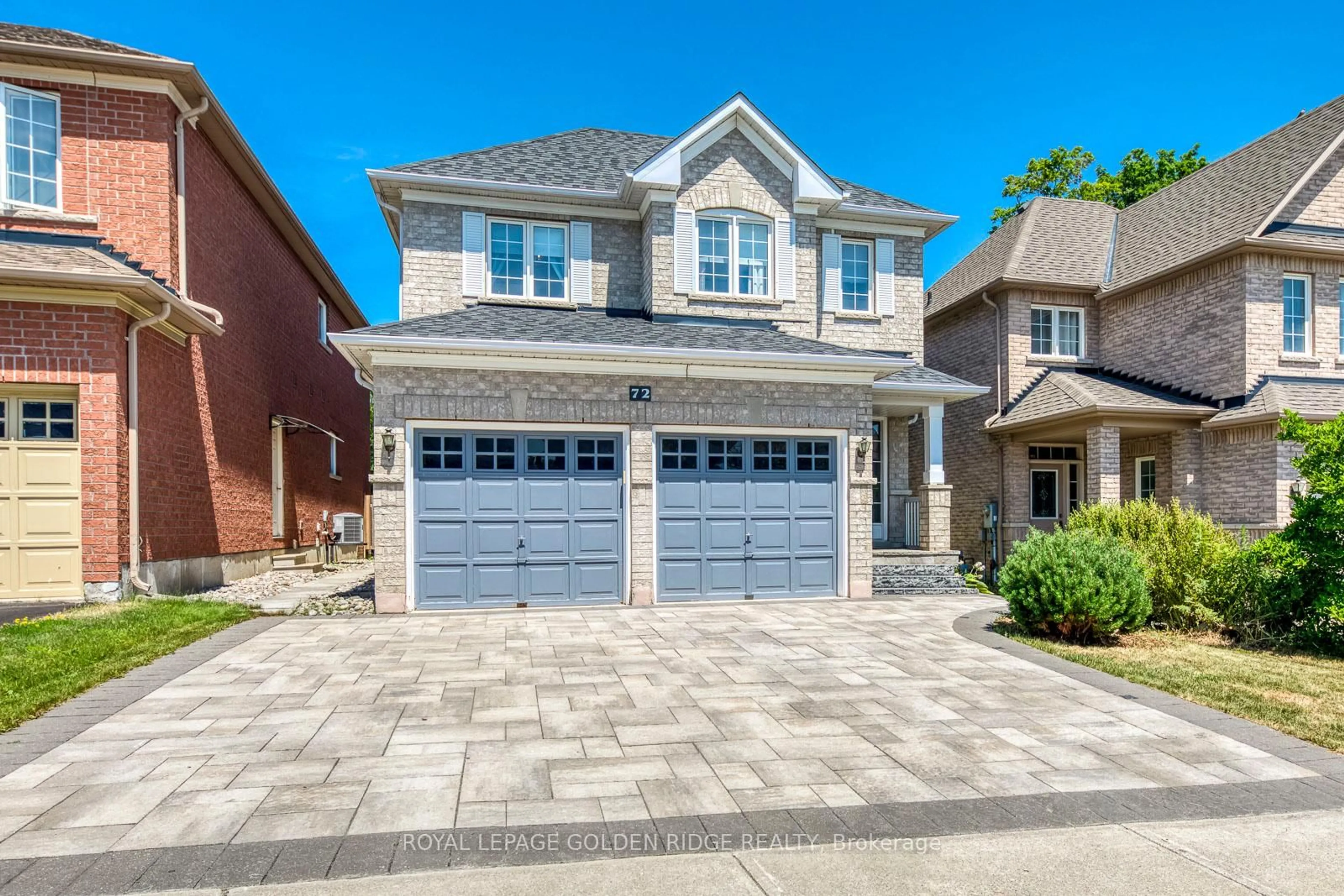 Home with brick exterior material, street for 72 Eagle Peak Dr, Richmond Hill Ontario L4S 2W2