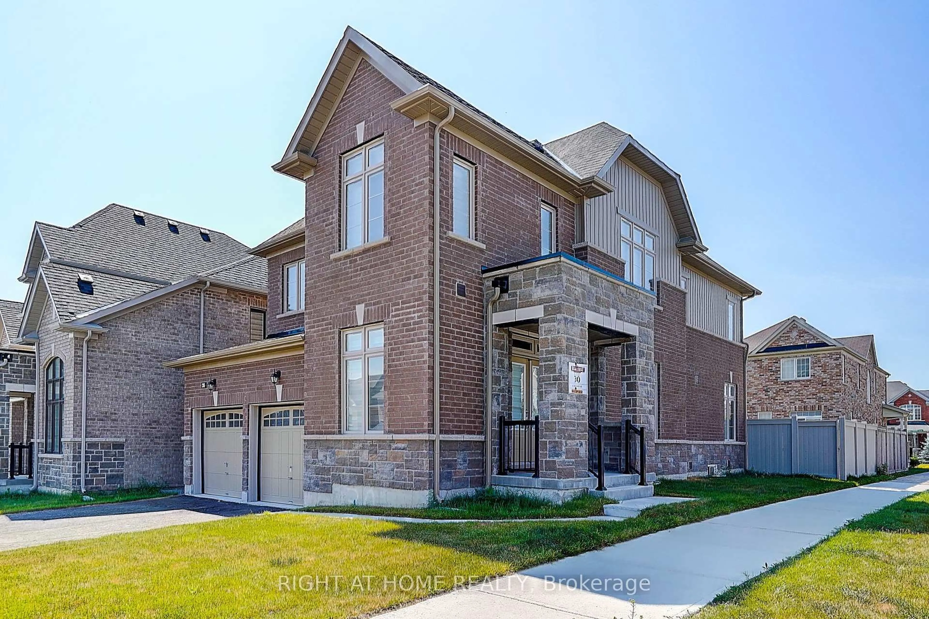 Home with brick exterior material, street for 35 Bostock Dr, Georgina Ontario L4P 0B7