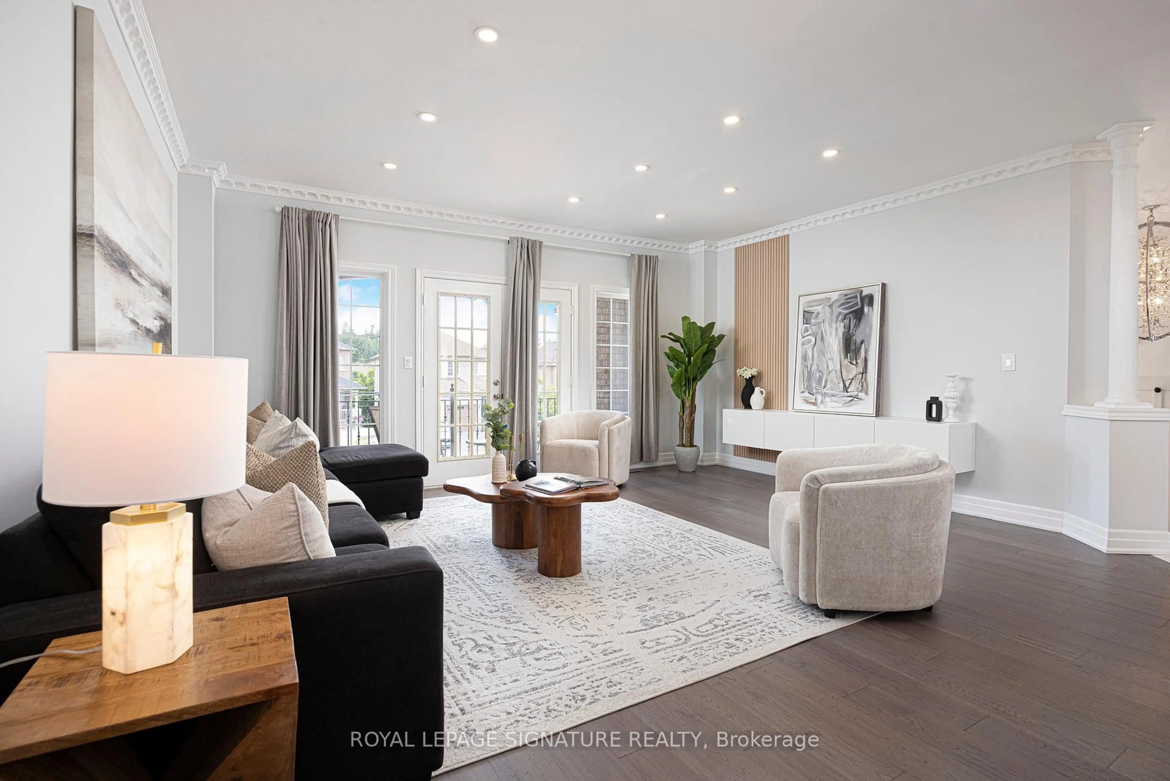 Living room with furniture, unknown for 559 Royalpark Way, Vaughan Ontario L4H 1K4