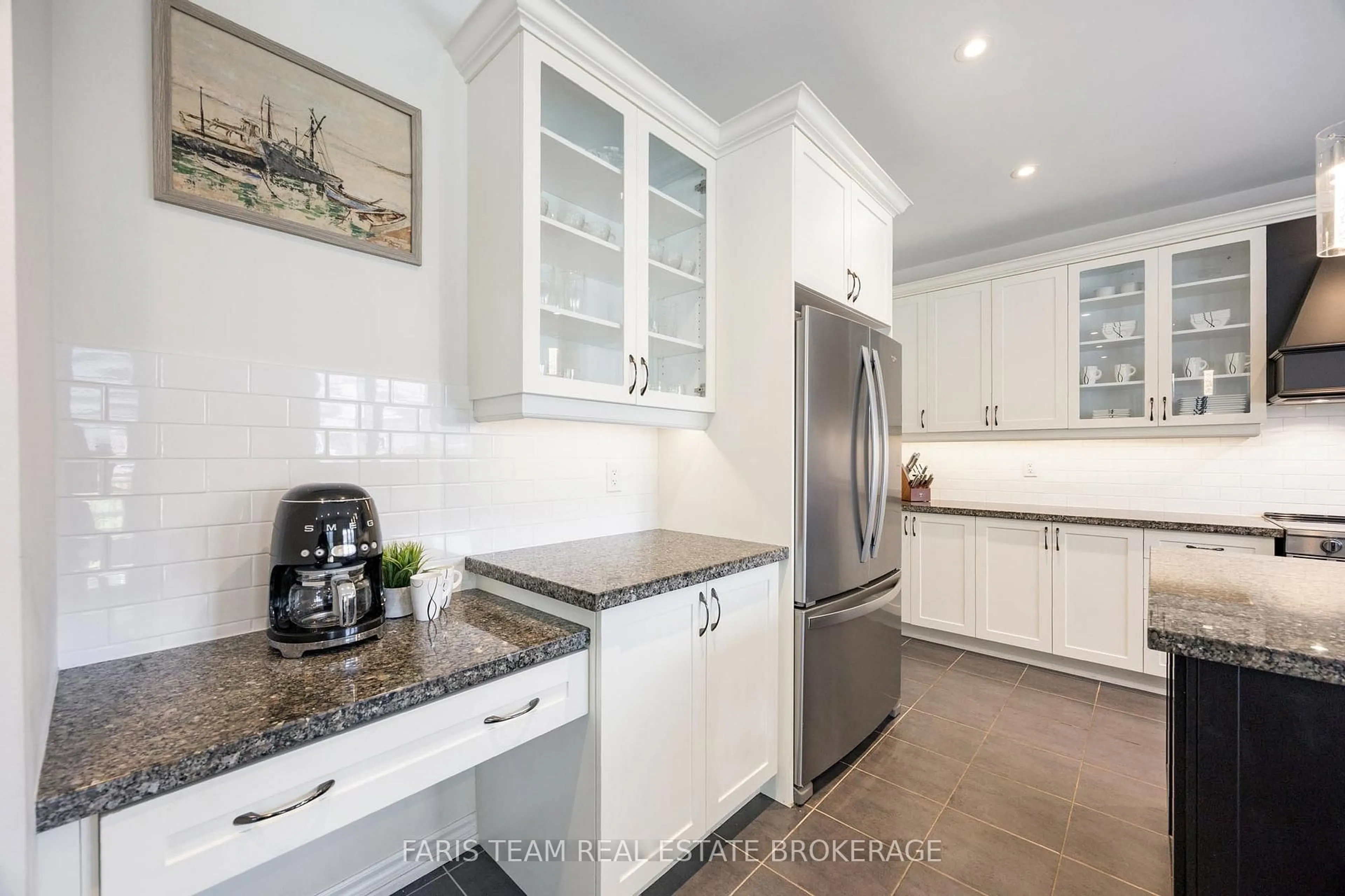 Contemporary kitchen, ceramic/tile floor for 1787 Emberton Way, Innisfil Ontario L9S 0N4
