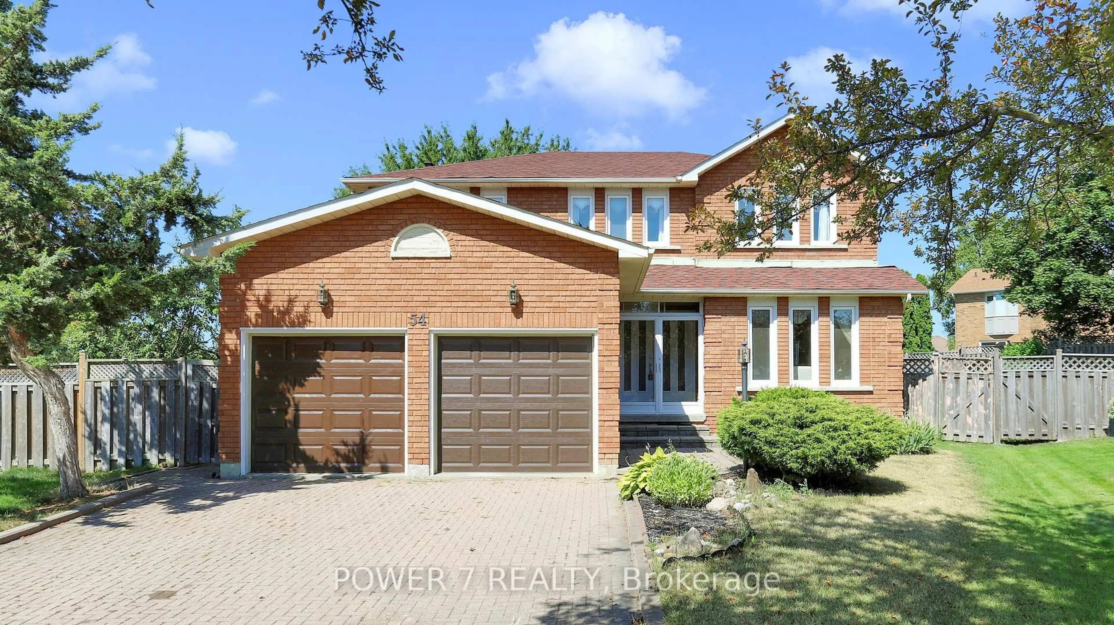 Home with brick exterior material, street for 54 Hewlett Cres, Markham Ontario L3P 7J7