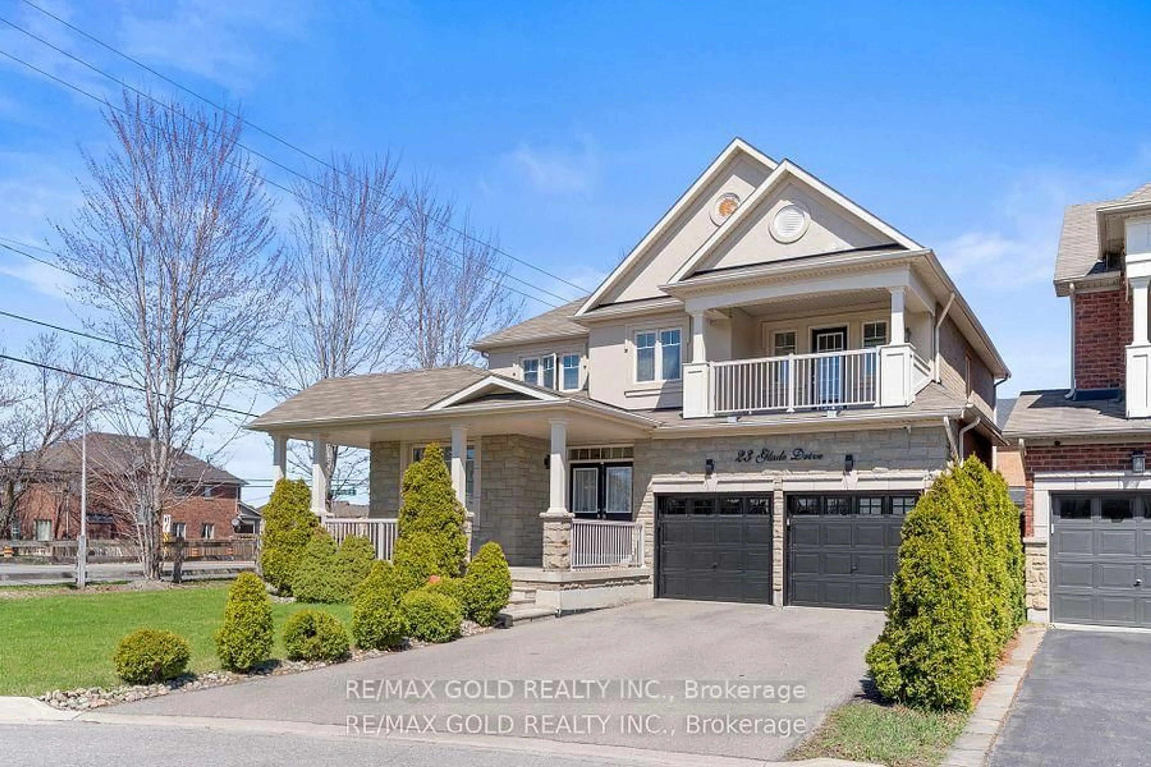 Home with brick exterior material, street for 23 Glade Dr, Richmond Hill Ontario L4E 0G9