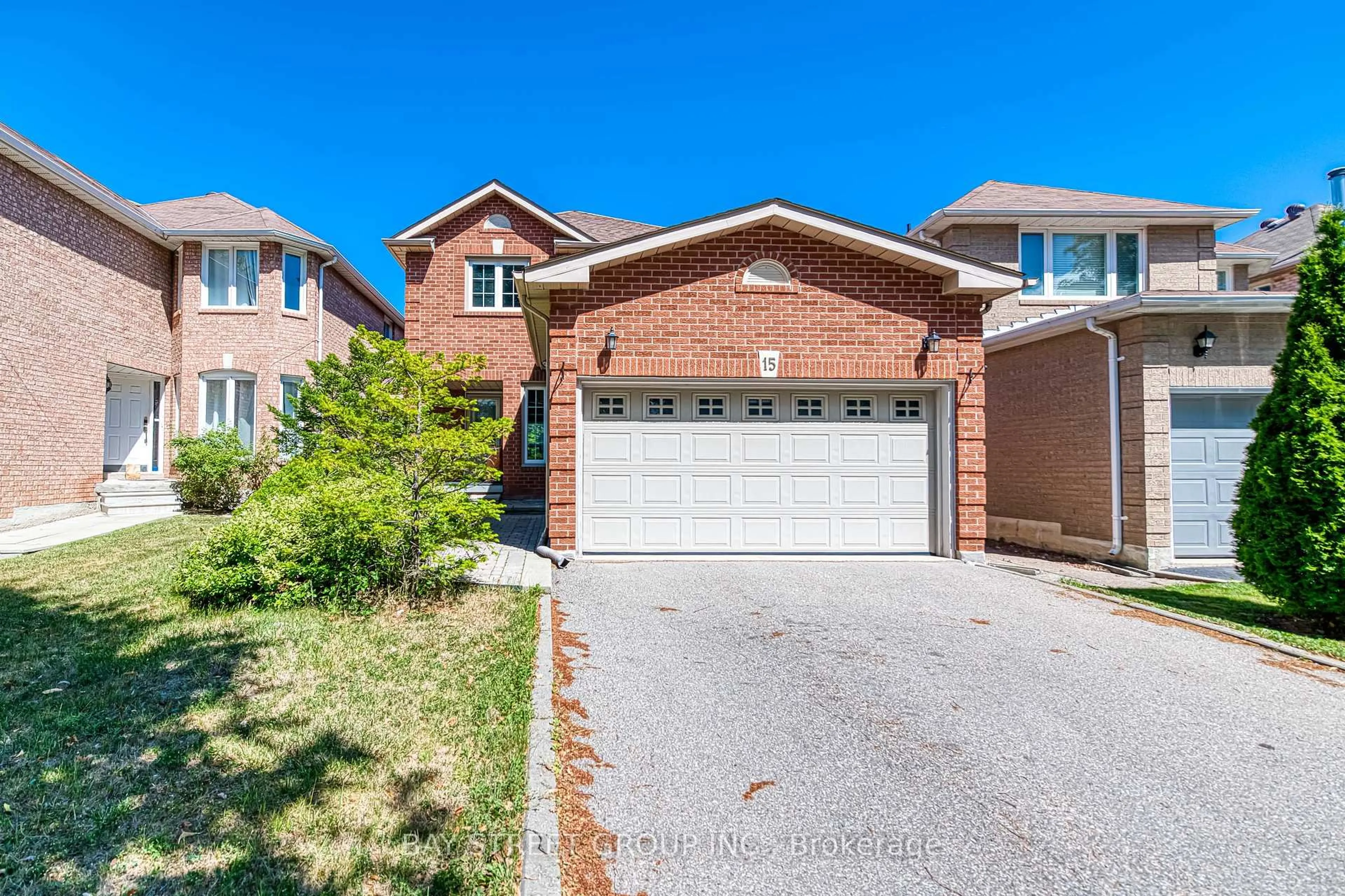 Home with brick exterior material, street for 15 Glenbury Dr, Vaughan Ontario L4J 7X5