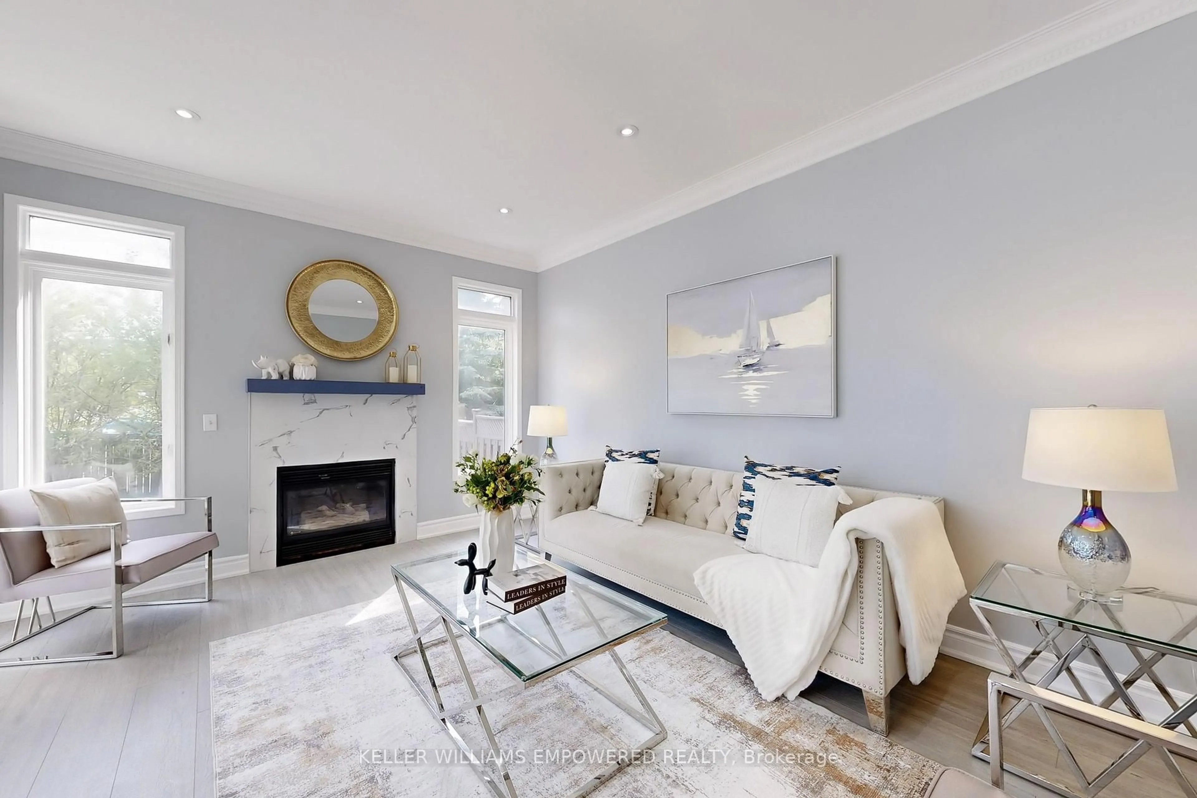 Living room with furniture, unknown for 71 Mansfield Lane, Markham Ontario L3P 7S7