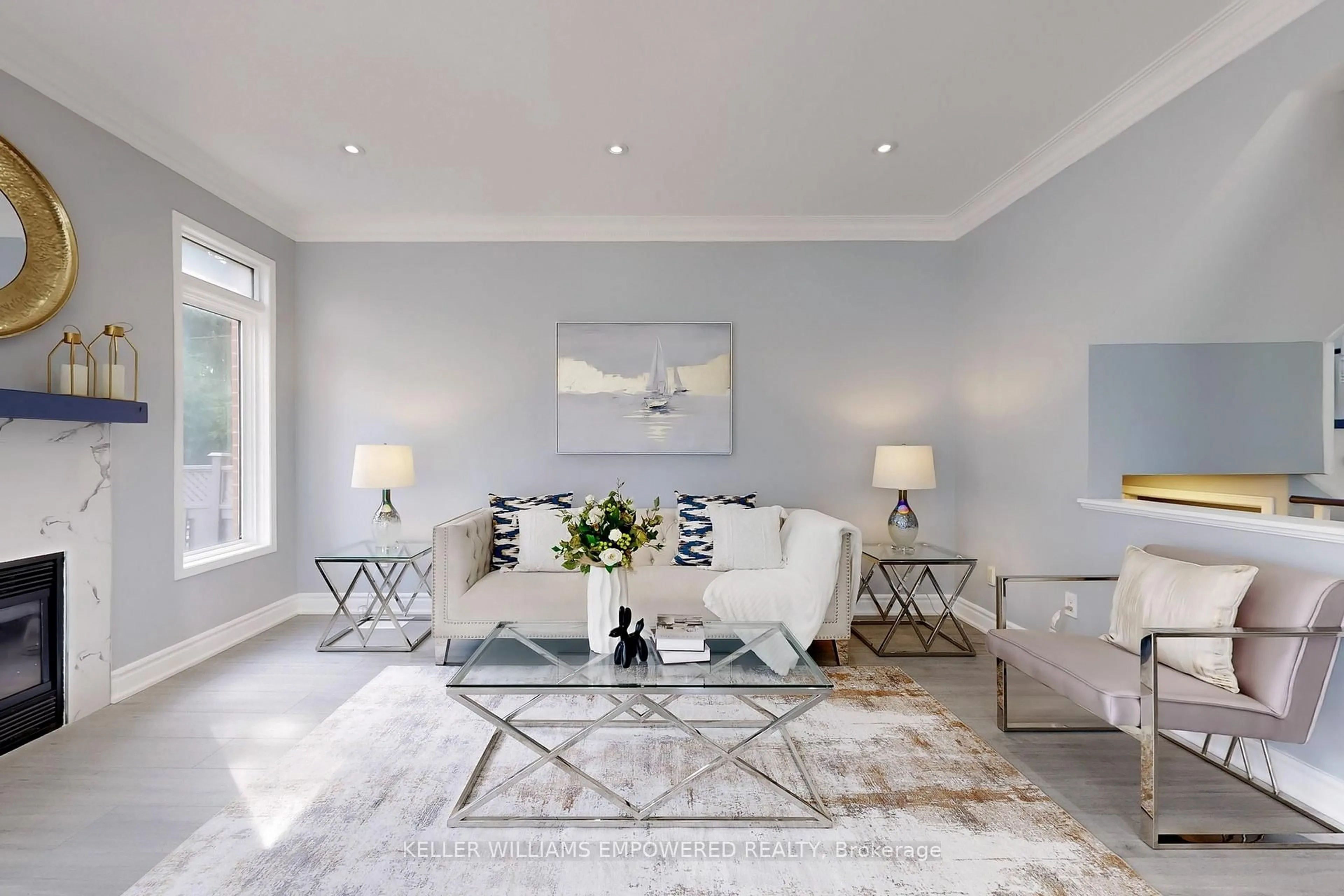 Living room with furniture, unknown for 71 Mansfield Lane, Markham Ontario L3P 7S7