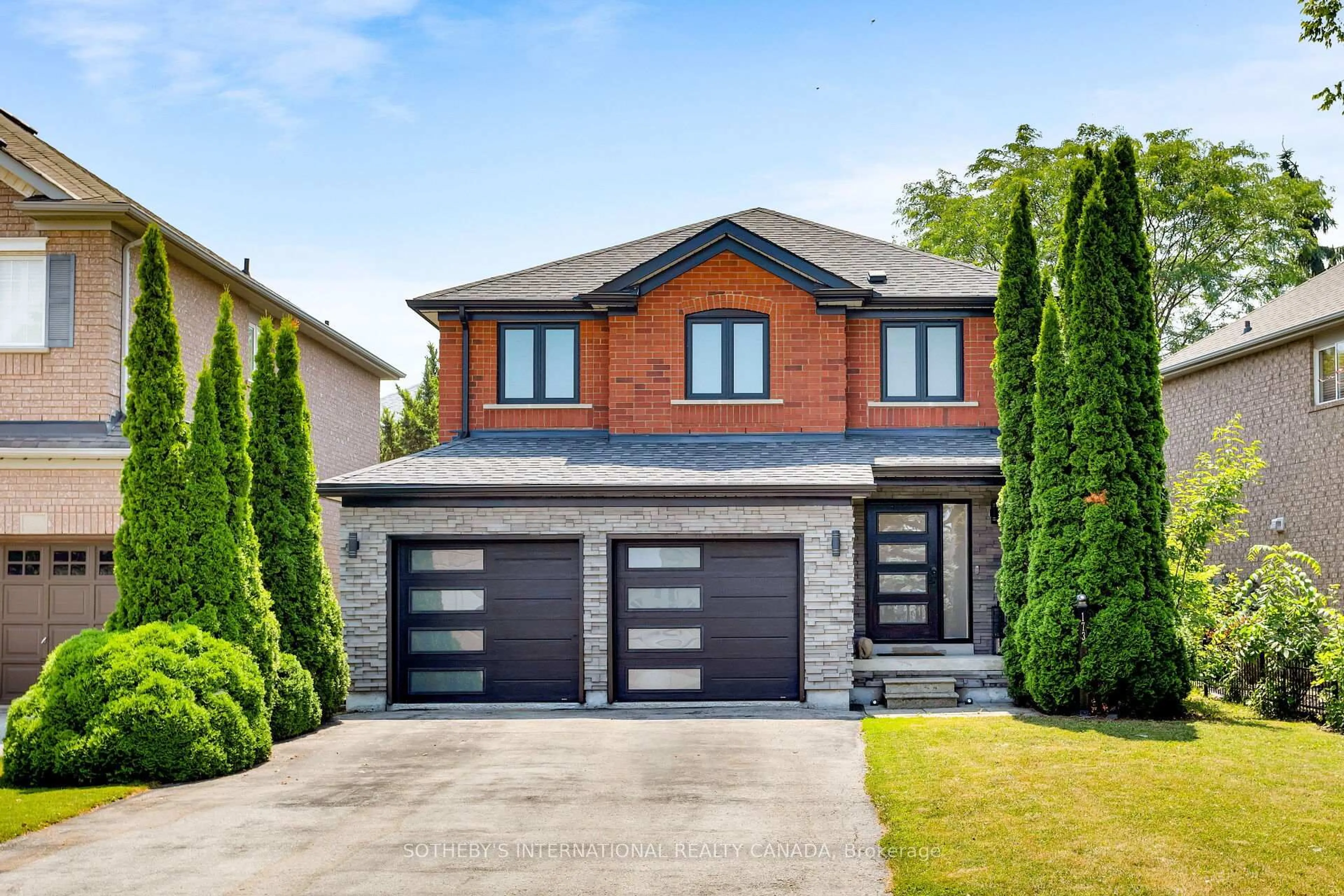 Home with brick exterior material, street for 173 South Belair Dr, Vaughan Ontario L4H 2N5
