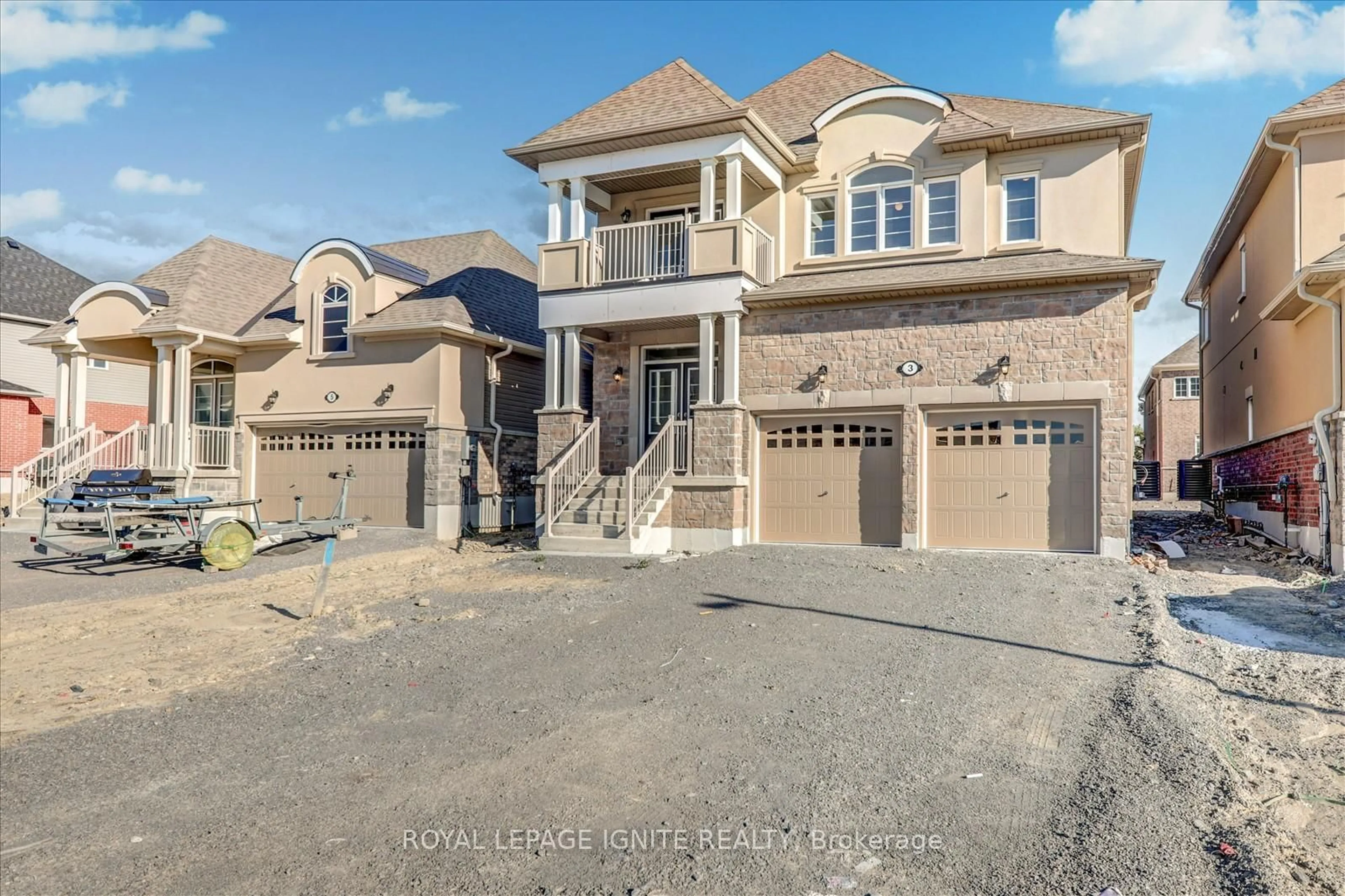 Home with brick exterior material, street for 3 Grieve St, Georgina Ontario L0E 1R0