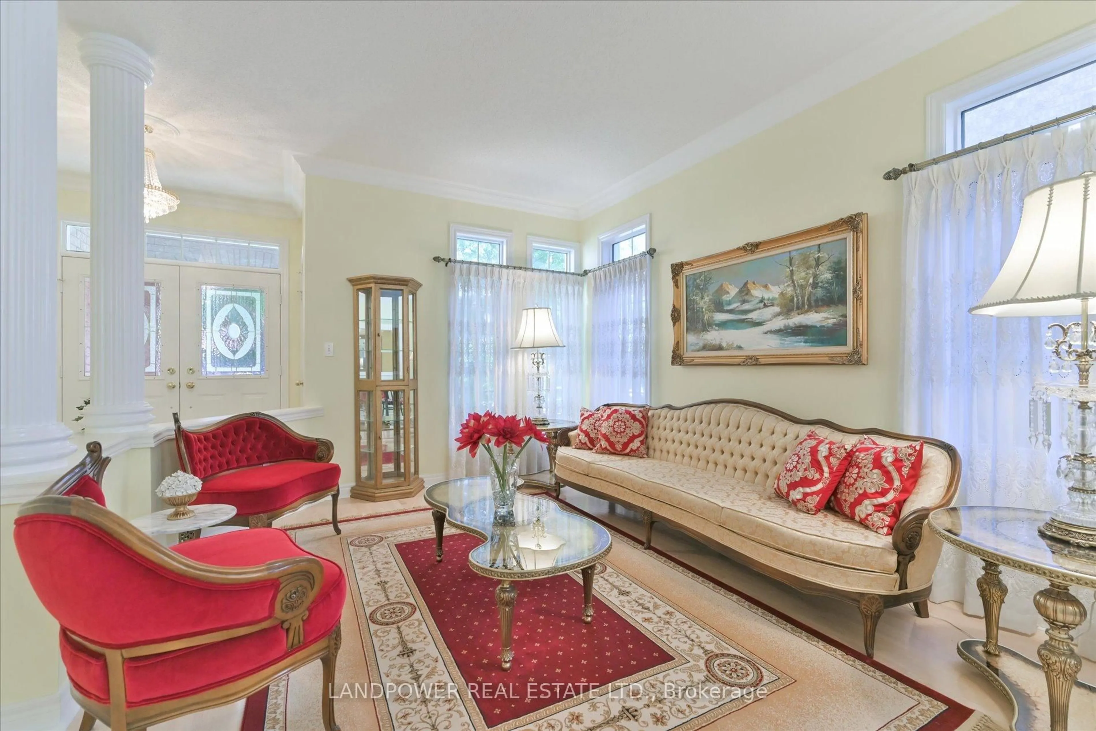 Living room with furniture, unknown for 22 Red Ash Dr, Markham Ontario L3S 4B7