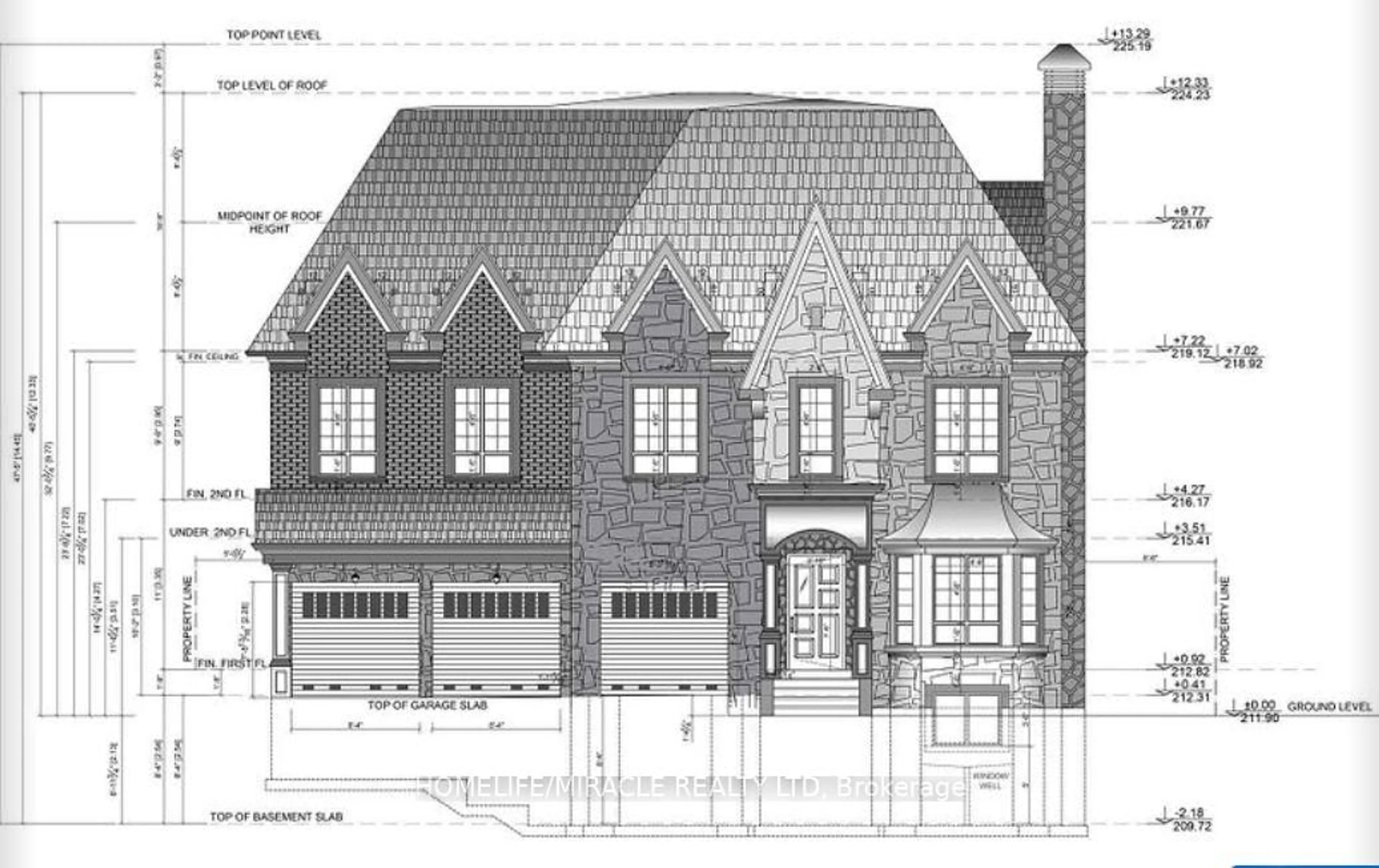 Home with brick exterior material, building for 121 May Ave, Richmond Hill Ontario L4C 3S7