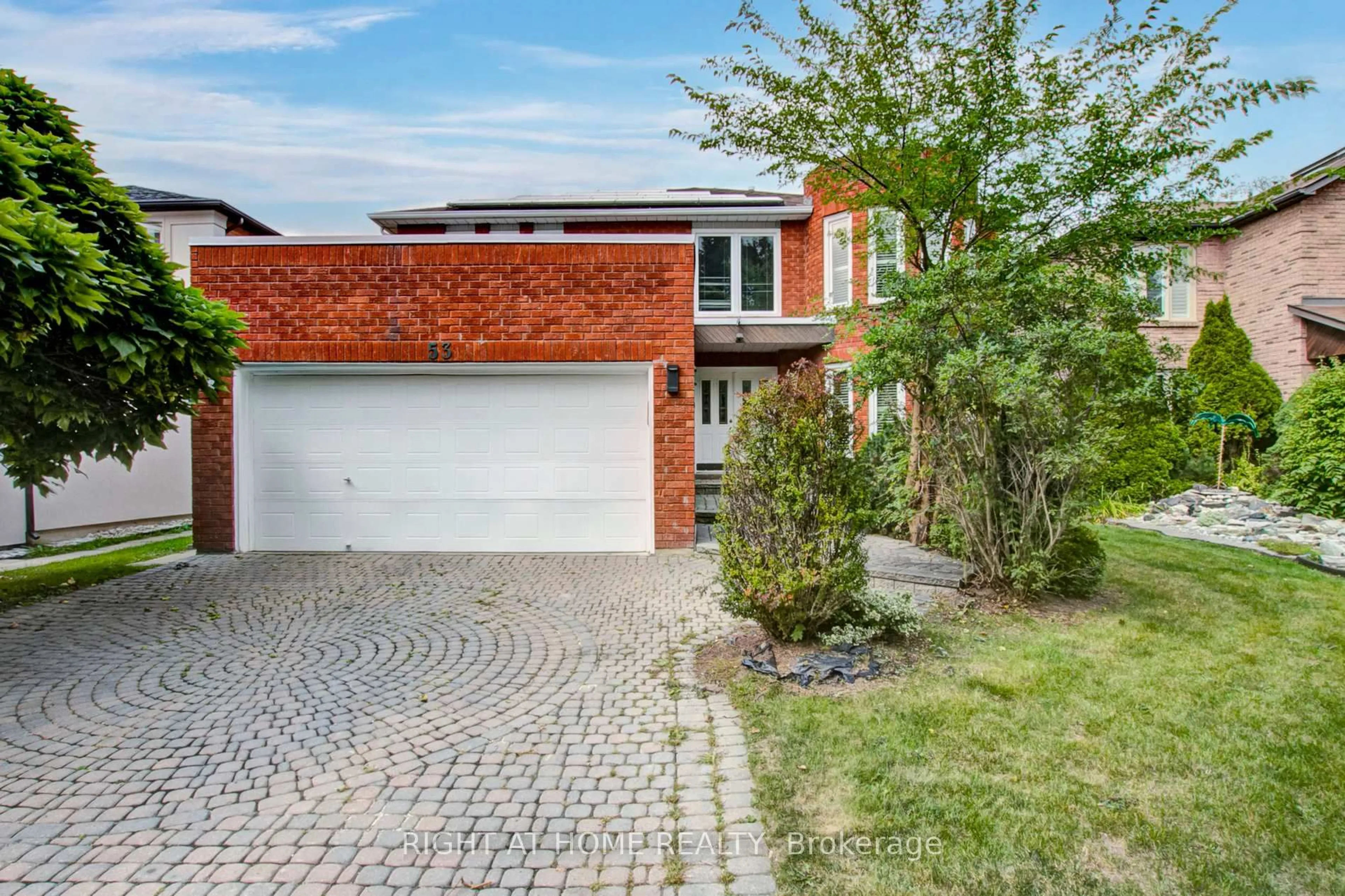 Home with brick exterior material, street for 53 Waltham Cres, Richmond Hill Ontario L4B 1Z3