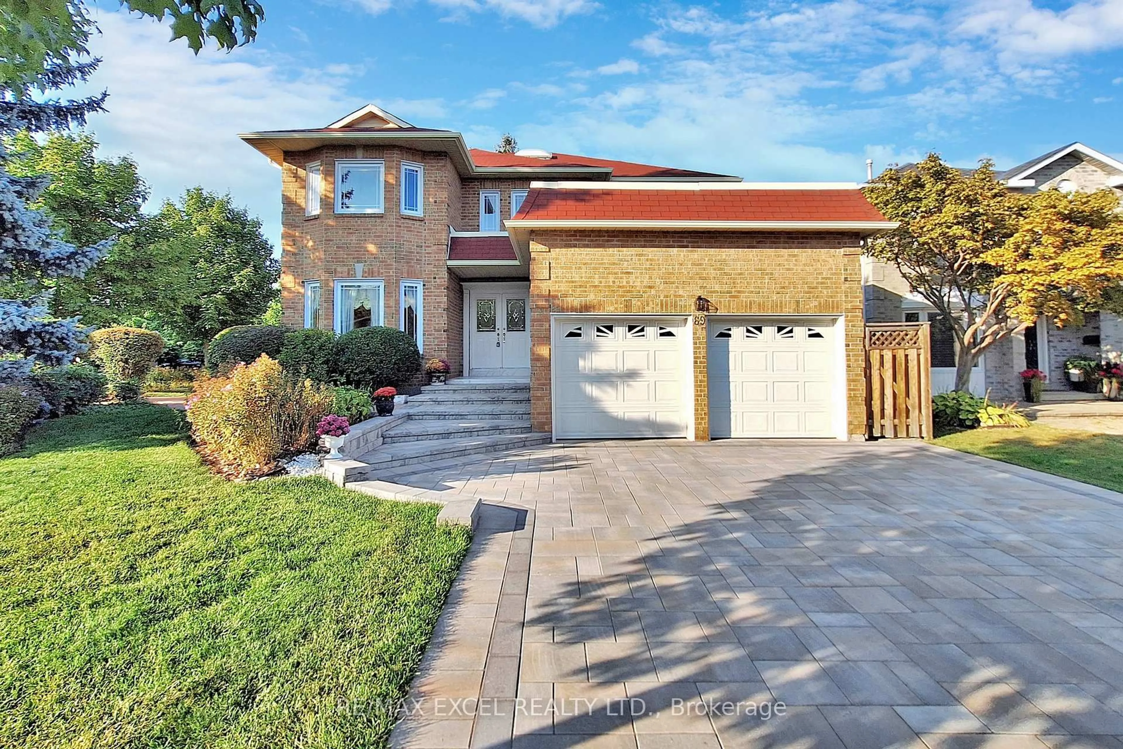 Home with brick exterior material, street for 69 Nadine Cres, Markham Ontario L3R 7Y7