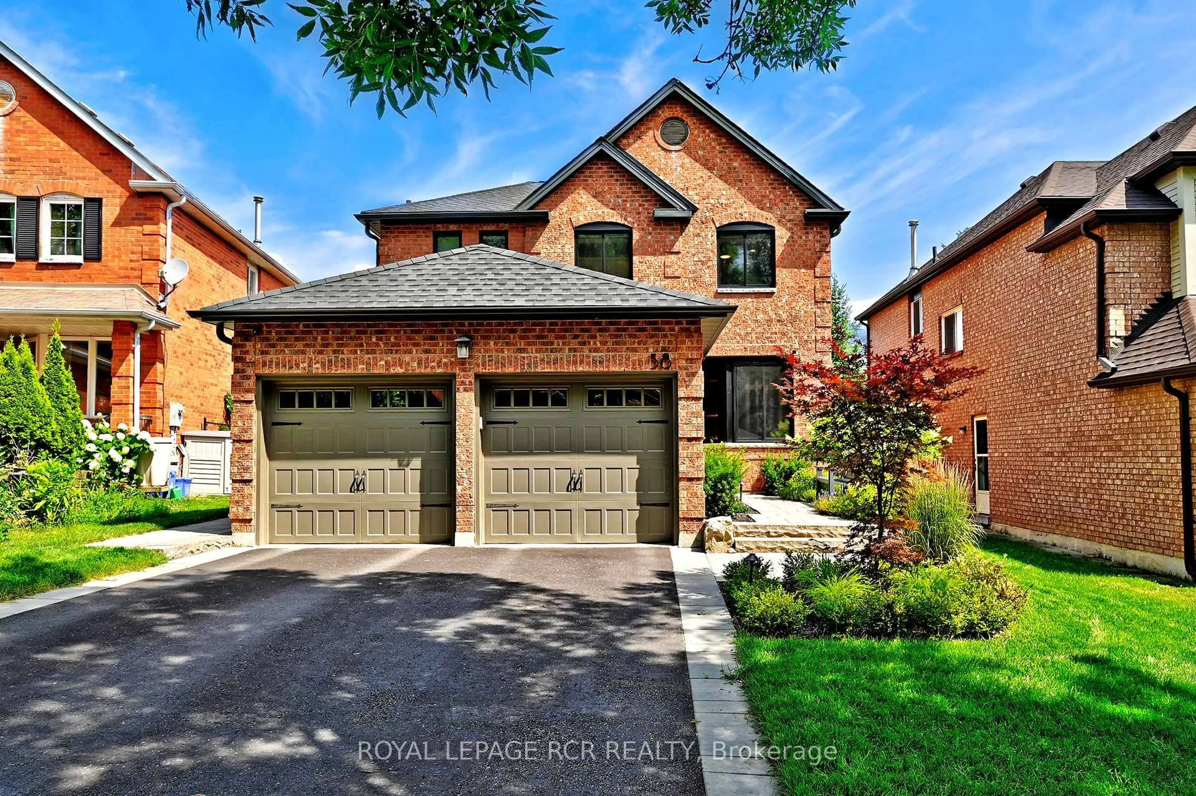 Home with brick exterior material, street for 58 Buttonwood Tr, Aurora Ontario L4G 6N3
