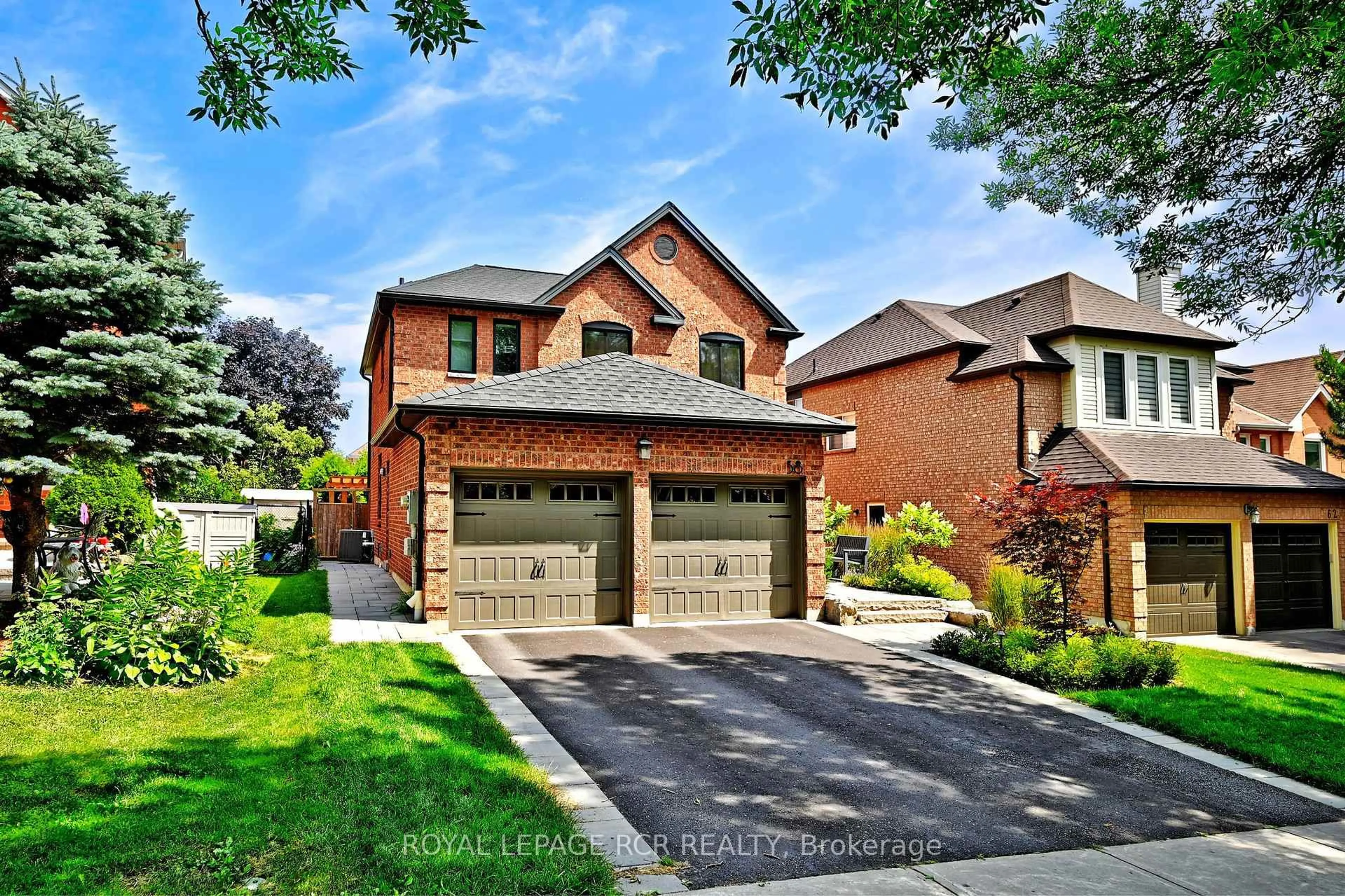 Home with brick exterior material, street for 58 Buttonwood Tr, Aurora Ontario L4G 6N3