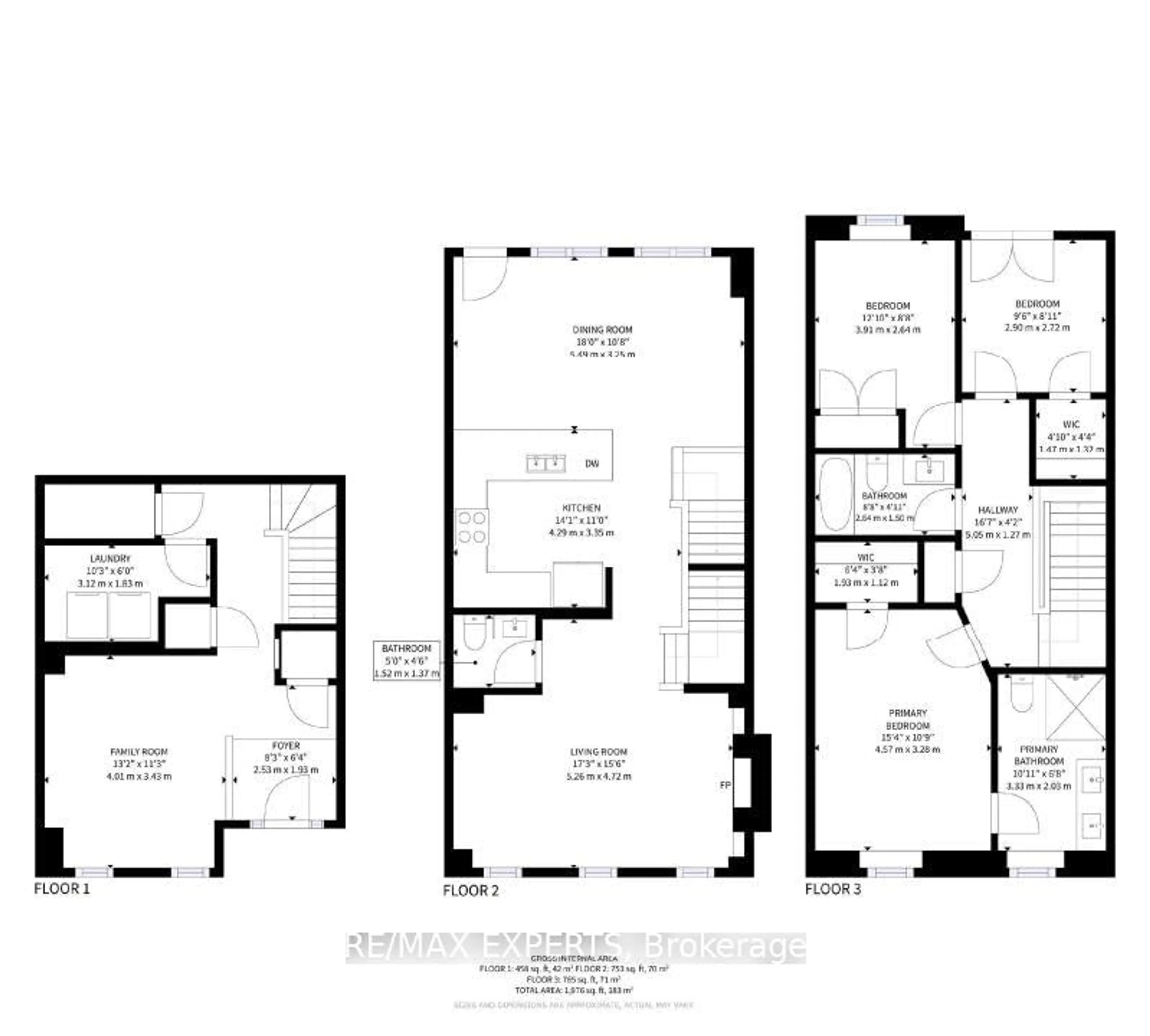 Floor plan for 8 Church St #5, Vaughan Ontario L6A 3Z3