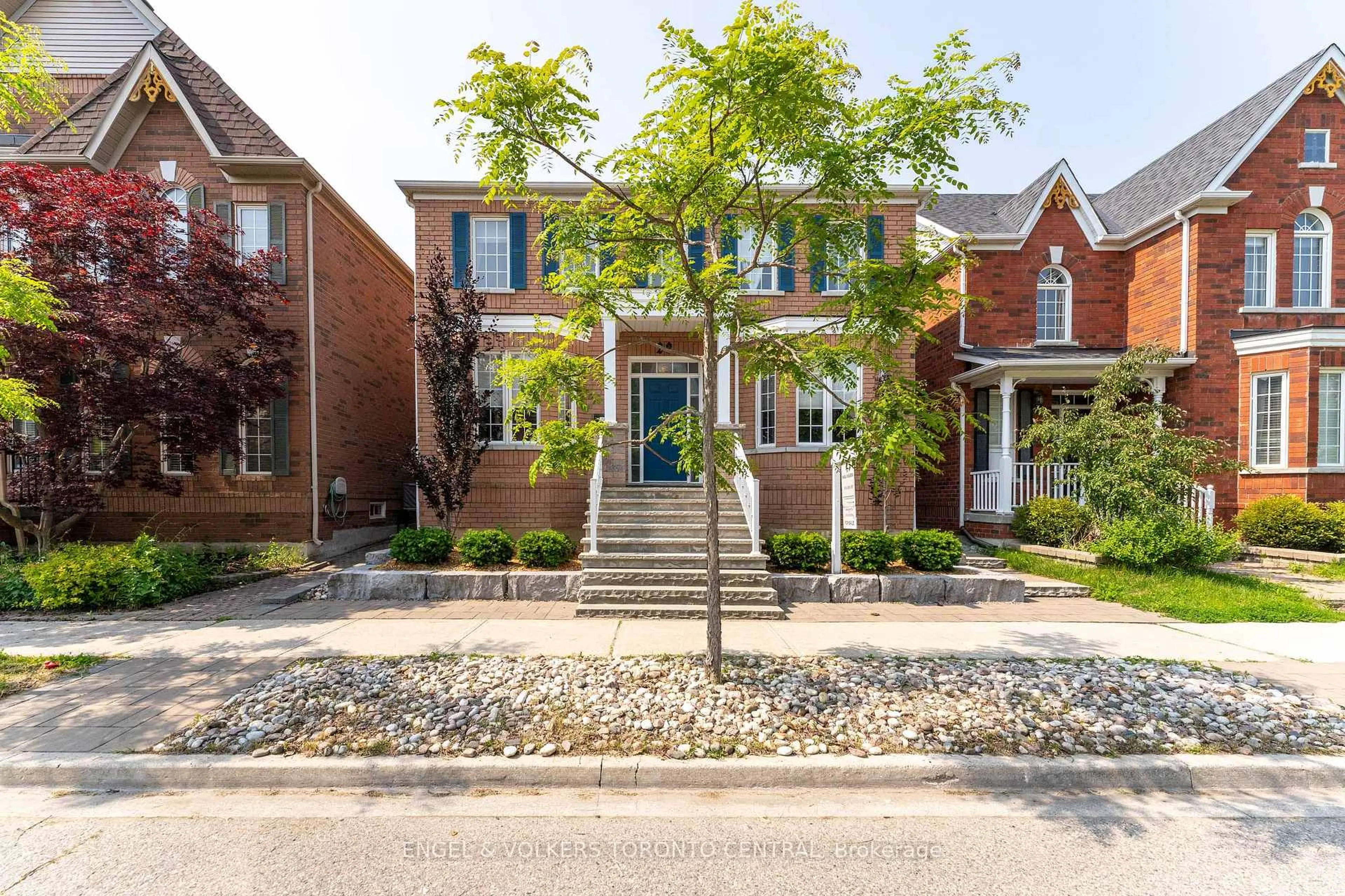 Home with brick exterior material, street for 22 Donald Sim Ave, Markham Ontario L6B 1B6