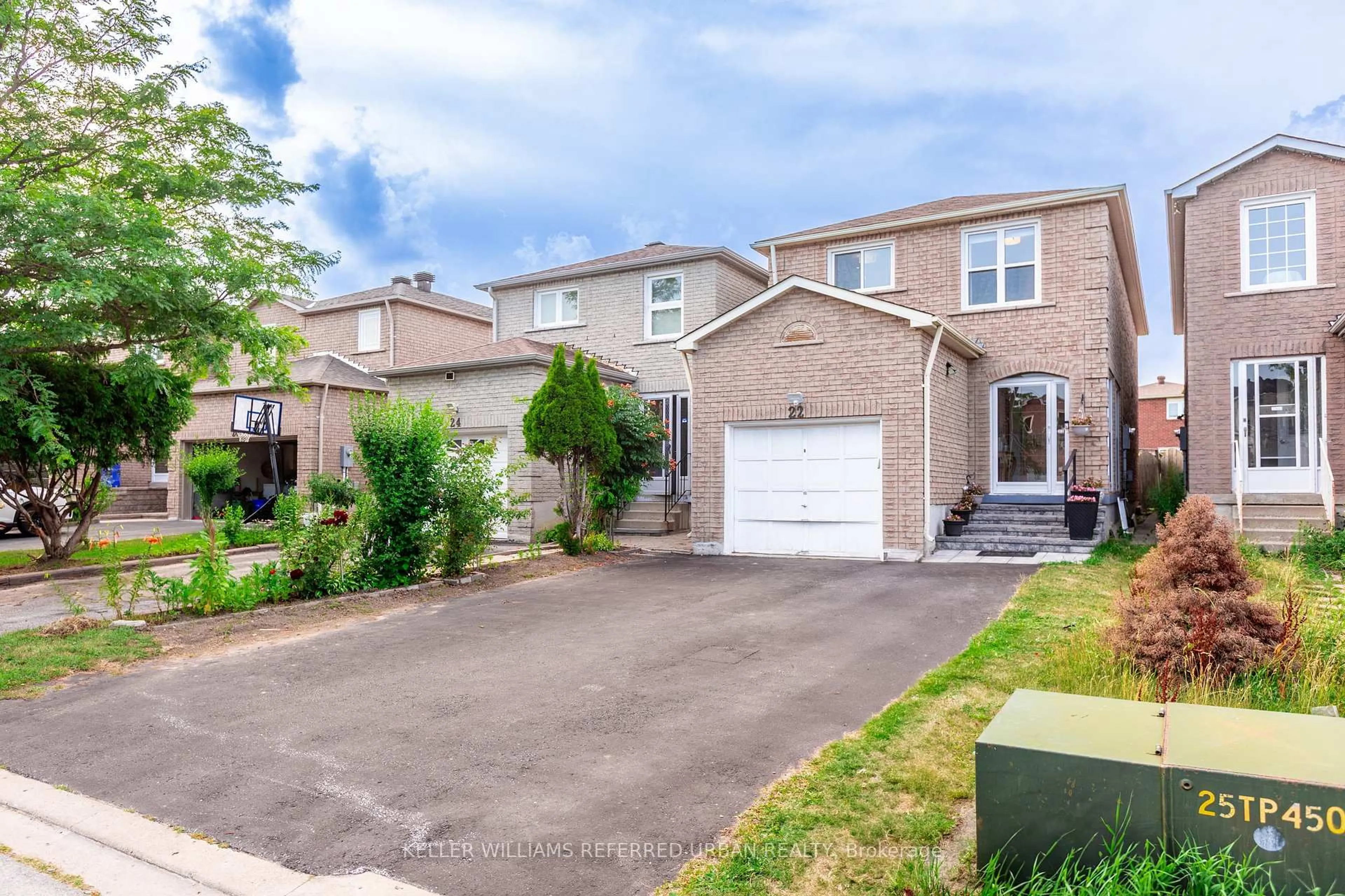 Home with brick exterior material, street for 22 Kyla Cres, Markham Ontario L3S 3L2