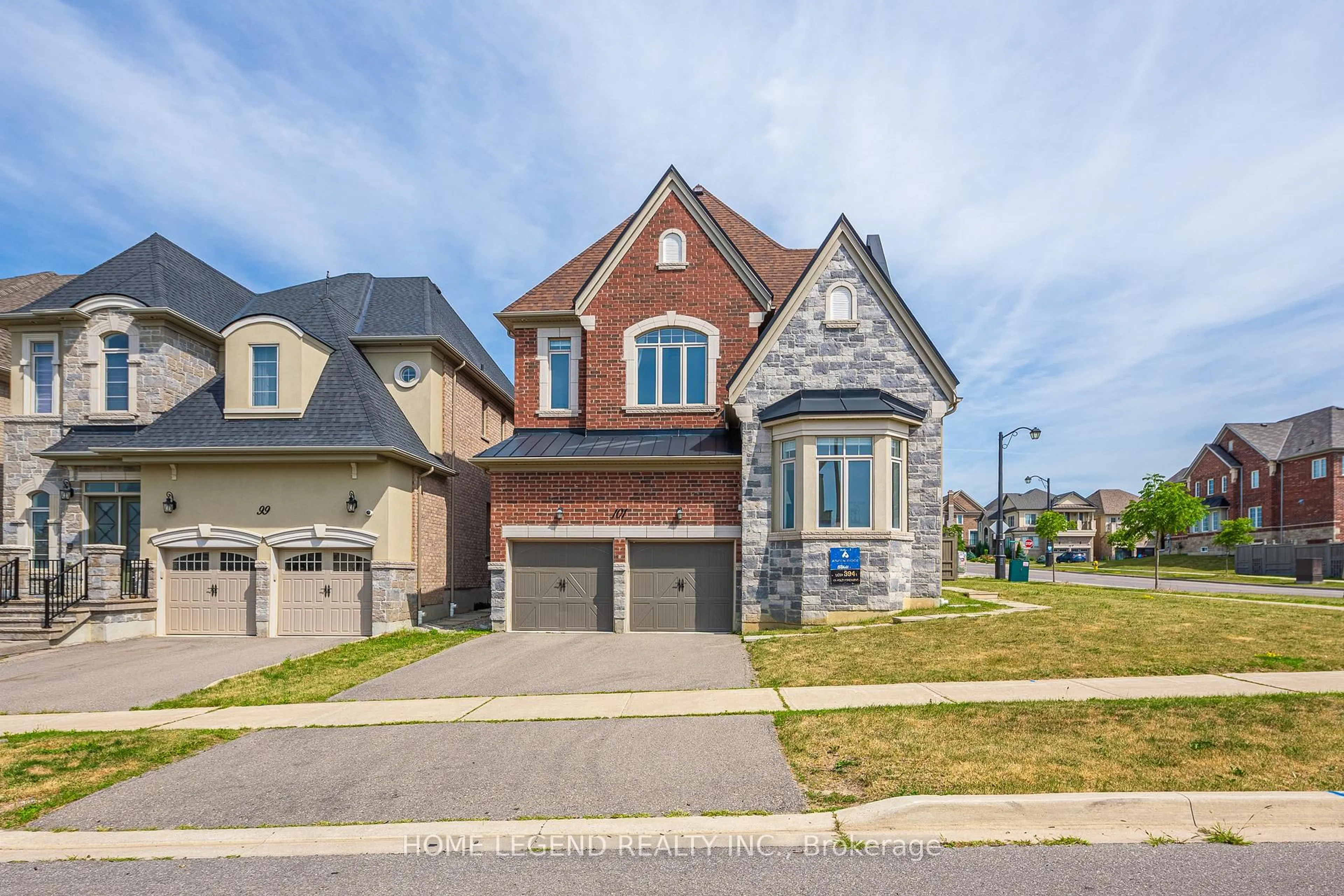 Home with brick exterior material, street for 101 Foley Cres, Vaughan Ontario L6A 1S2