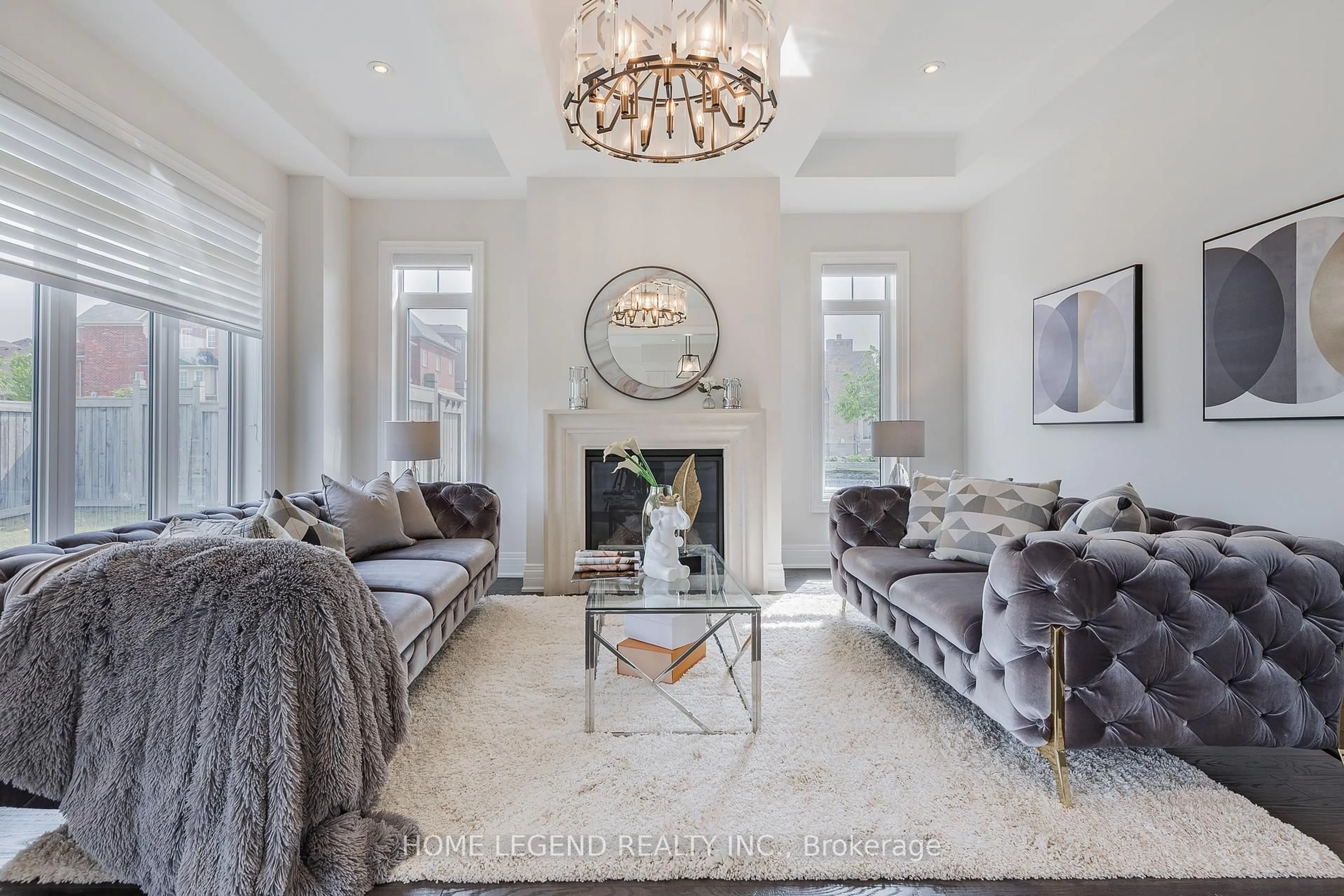 Living room with furniture, unknown for 101 Foley Cres, Vaughan Ontario L6A 1S2