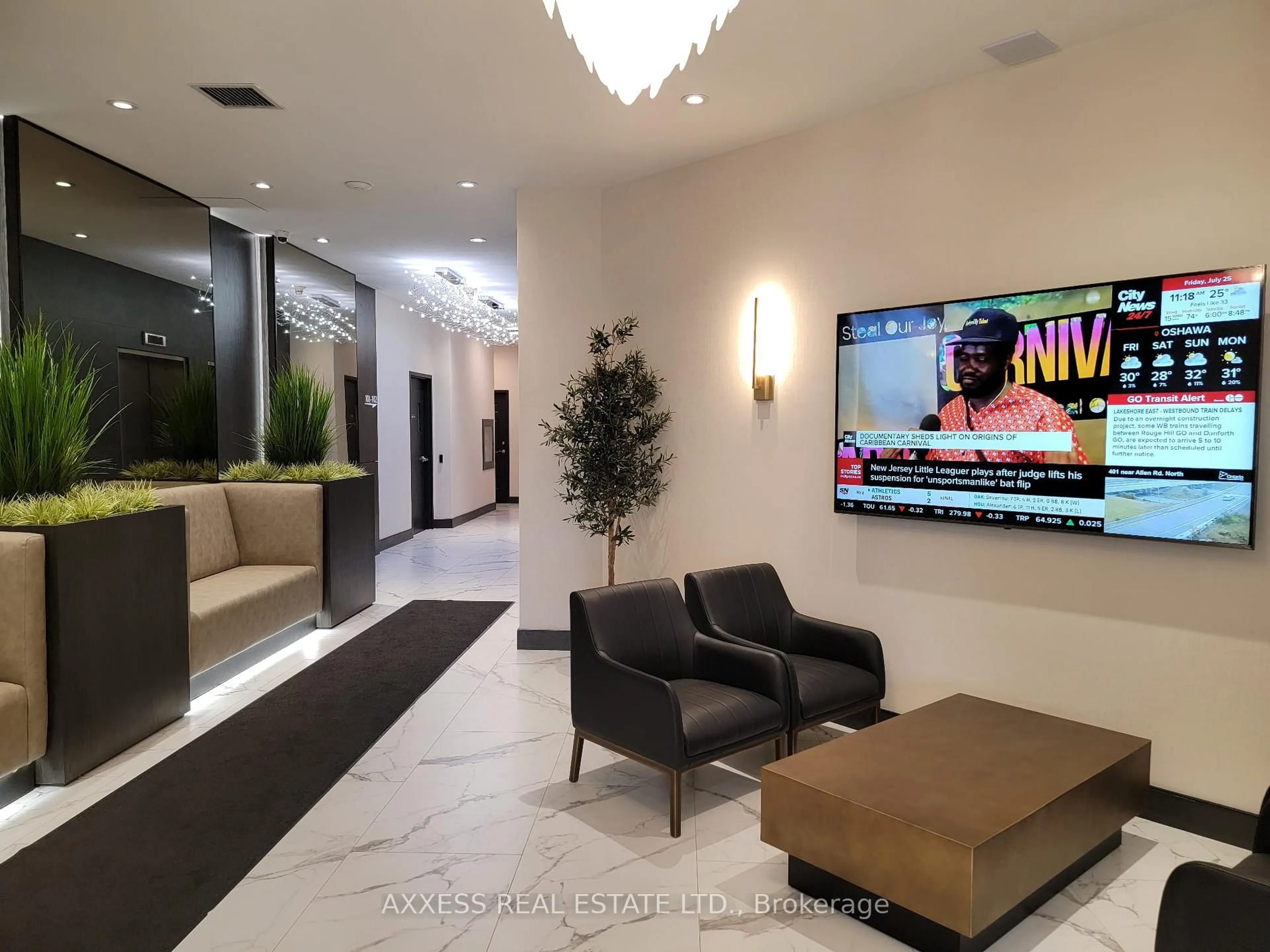 Lobby for 160 Woodbridge Ave #210, Vaughan Ontario L4L 0B8