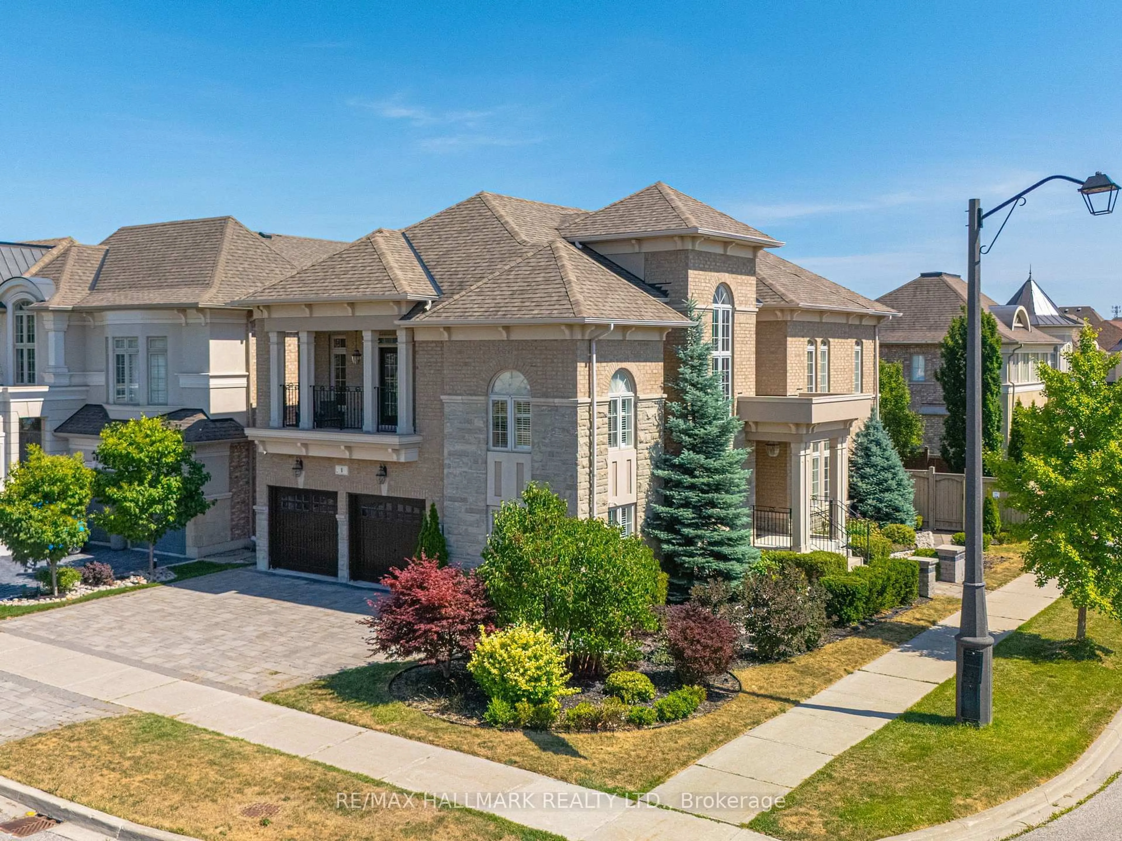Home with brick exterior material, street for 1 Ostrovsky Rd, Vaughan Ontario L4H 0W1