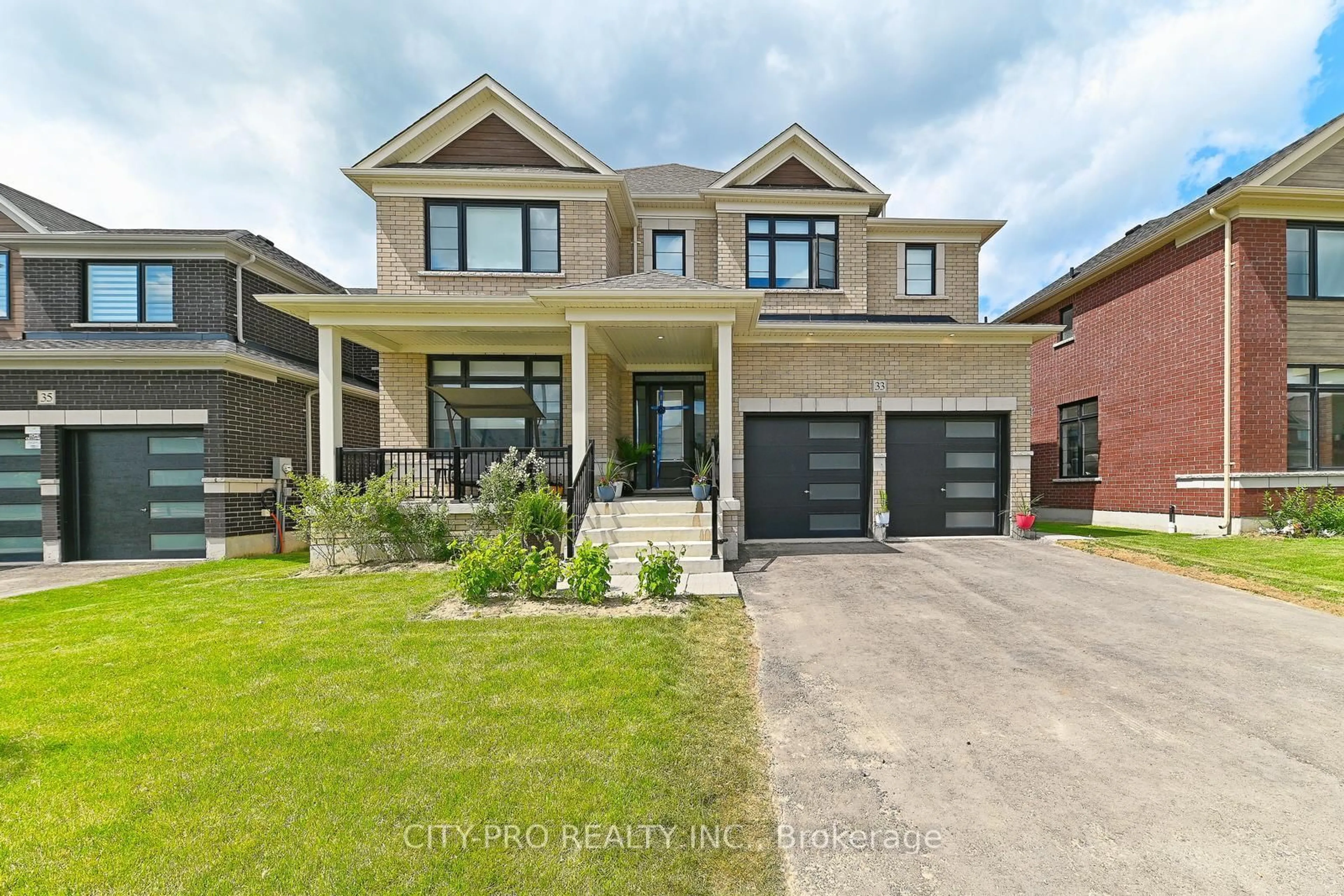 Home with brick exterior material, street for 33 Sparrow Way, Adjala-Tosorontio Ontario L0G 1W0