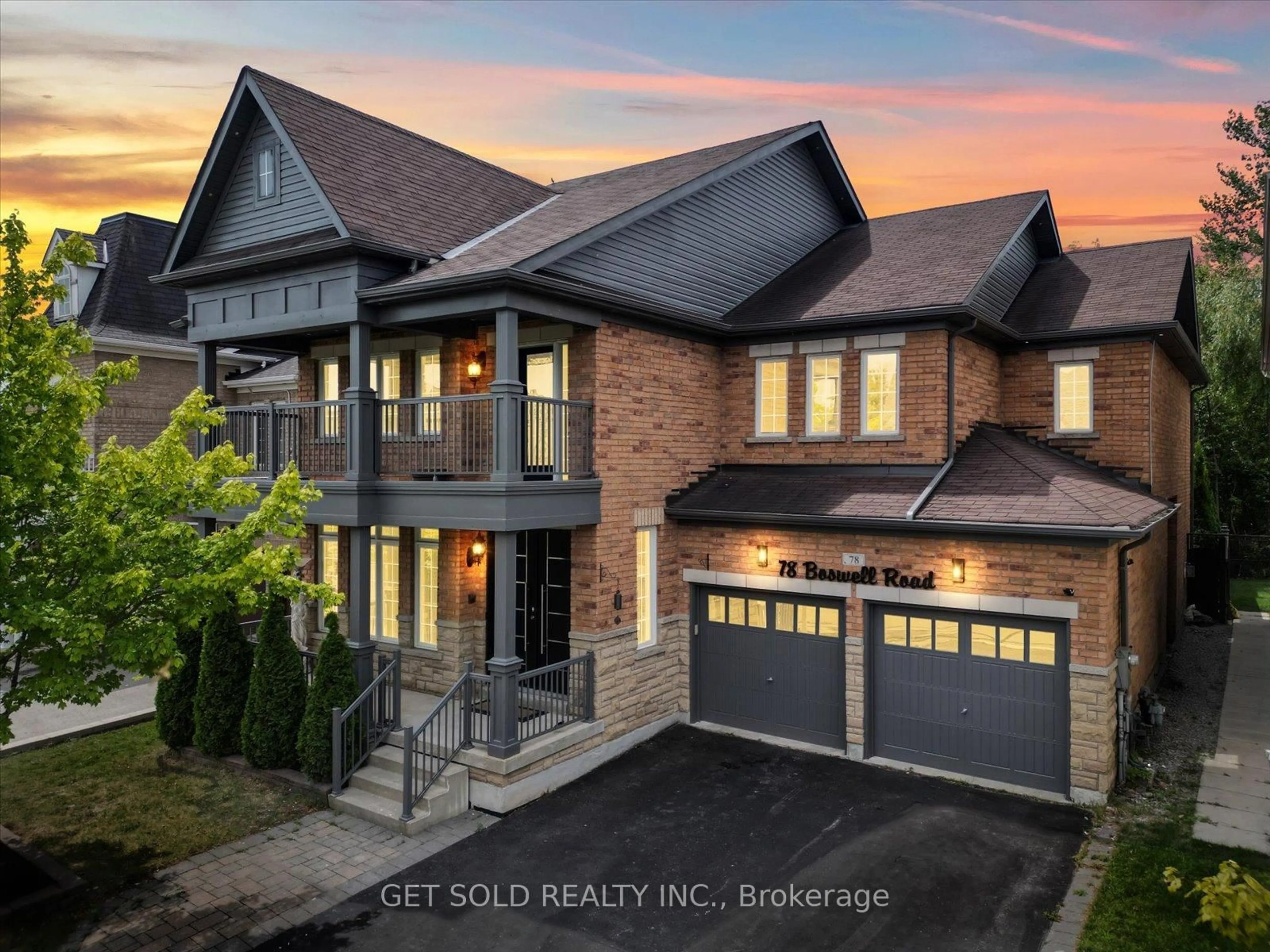 Home with brick exterior material, street for 78 Boswell Rd, Markham Ontario L6B 0M5