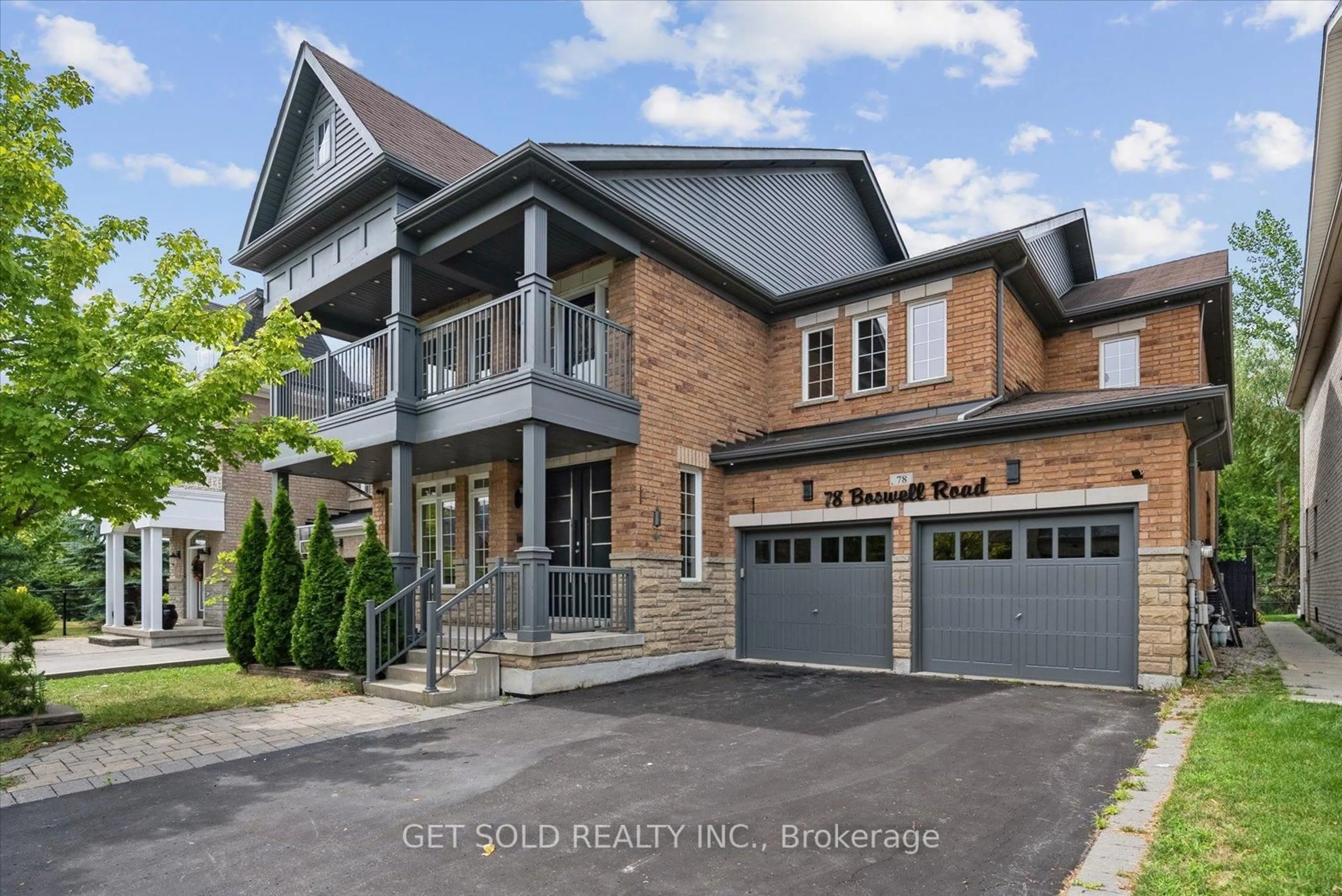 Home with brick exterior material, street for 78 Boswell Rd, Markham Ontario L6B 0M5