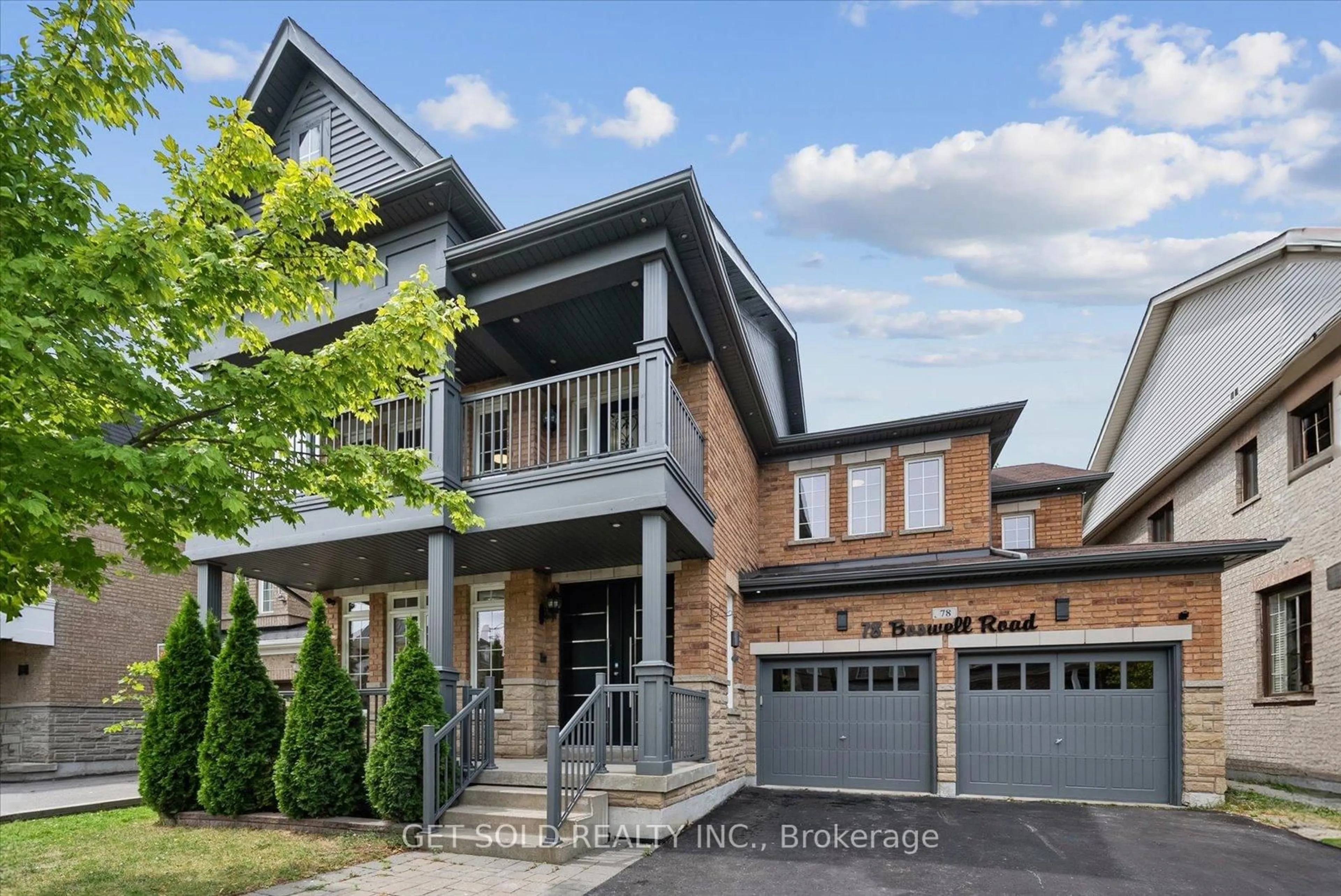 Home with brick exterior material, street for 78 Boswell Rd, Markham Ontario L6B 0M5