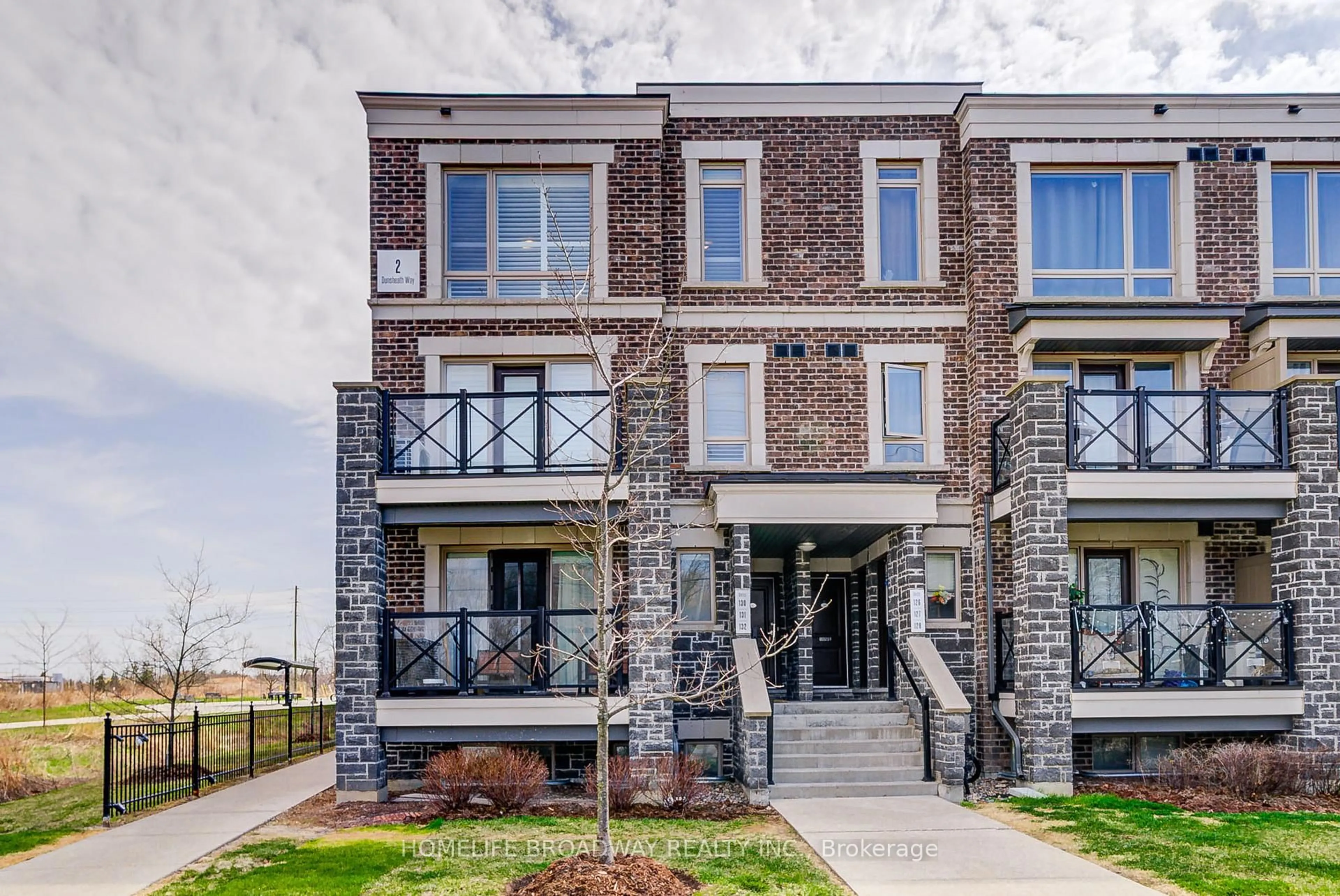 Home with brick exterior material, street for 2 Dunsheath Way #131, Markham Ontario L6B 1N3
