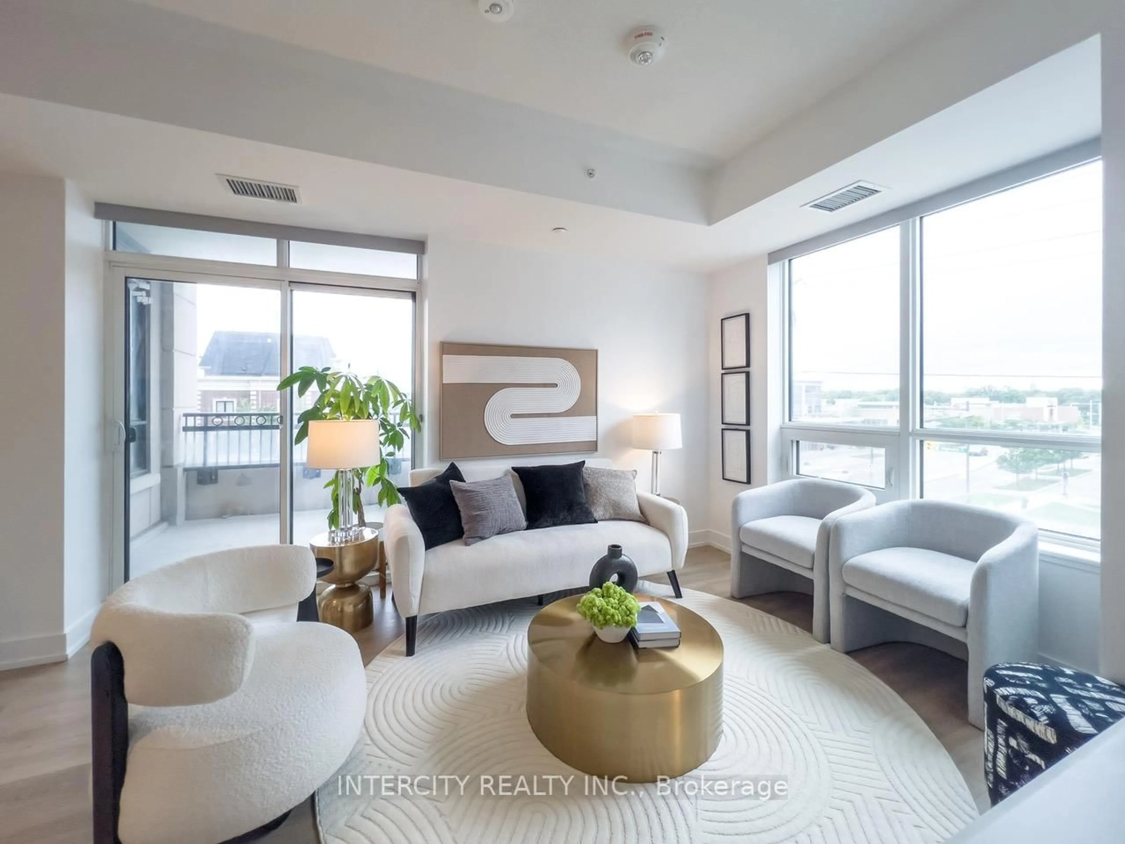 Living room with furniture, unknown for 278 Buchanan Dr #321E, Markham Ontario L3R 6J1