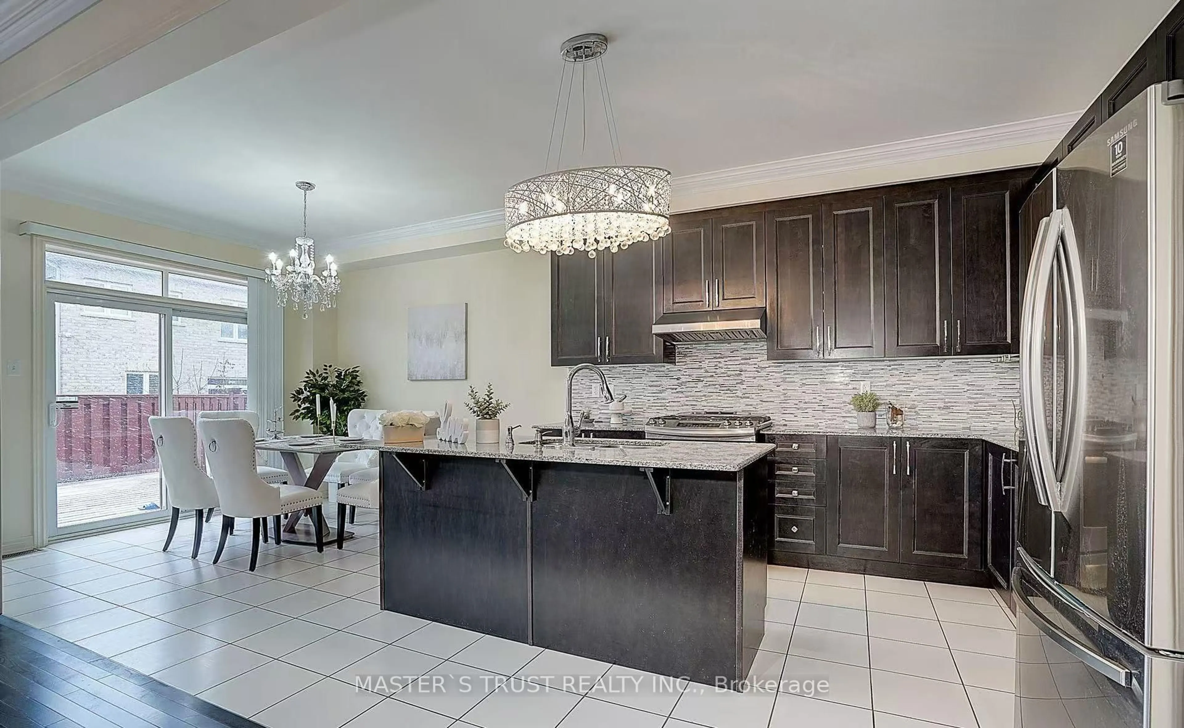 Contemporary kitchen, ceramic/tile floor for 99 Henry Bauer Ave, Markham Ontario L6C 0S3