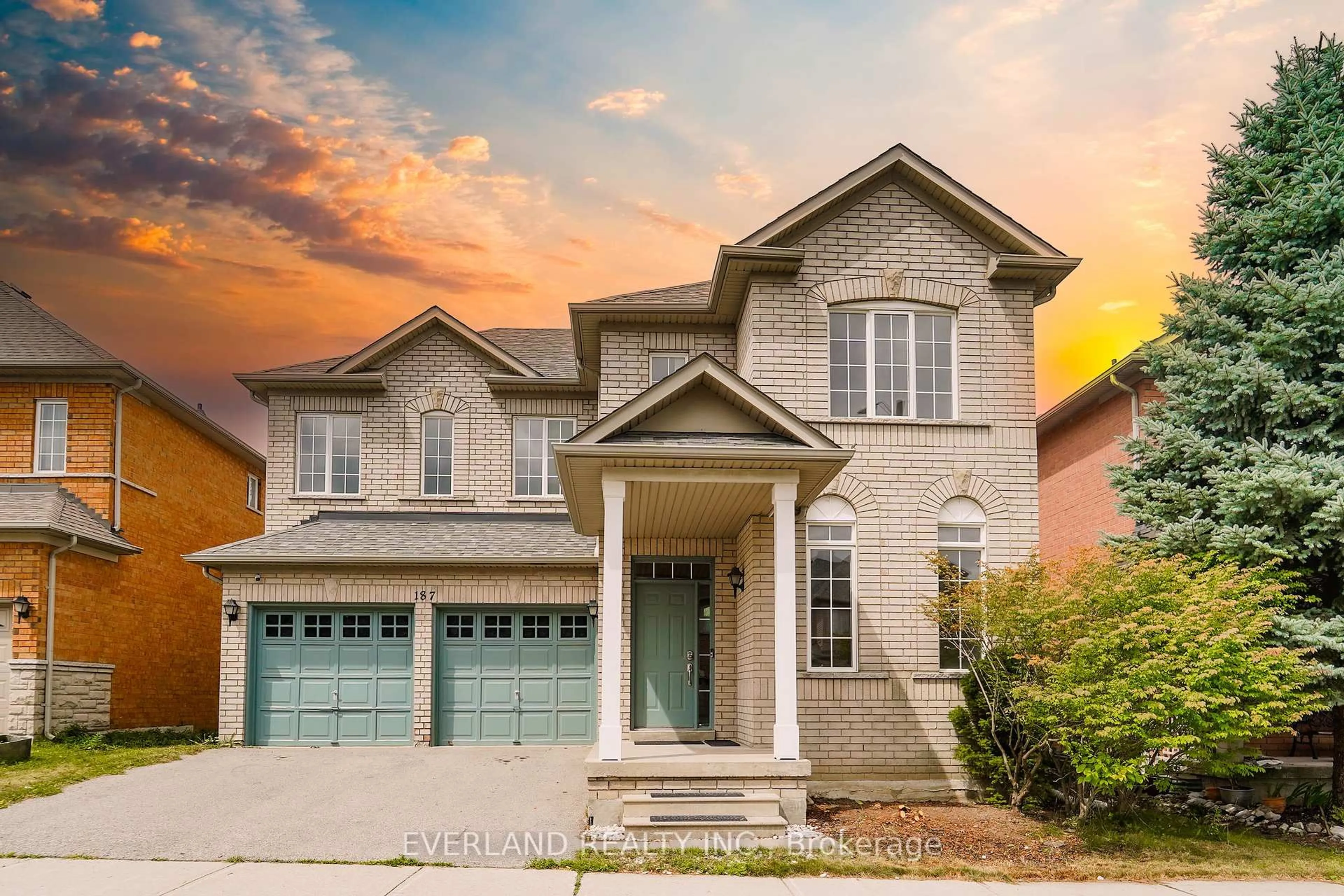 Home with brick exterior material, street for 187 Silver Linden Dr, Richmond Hill Ontario L4B 4G6