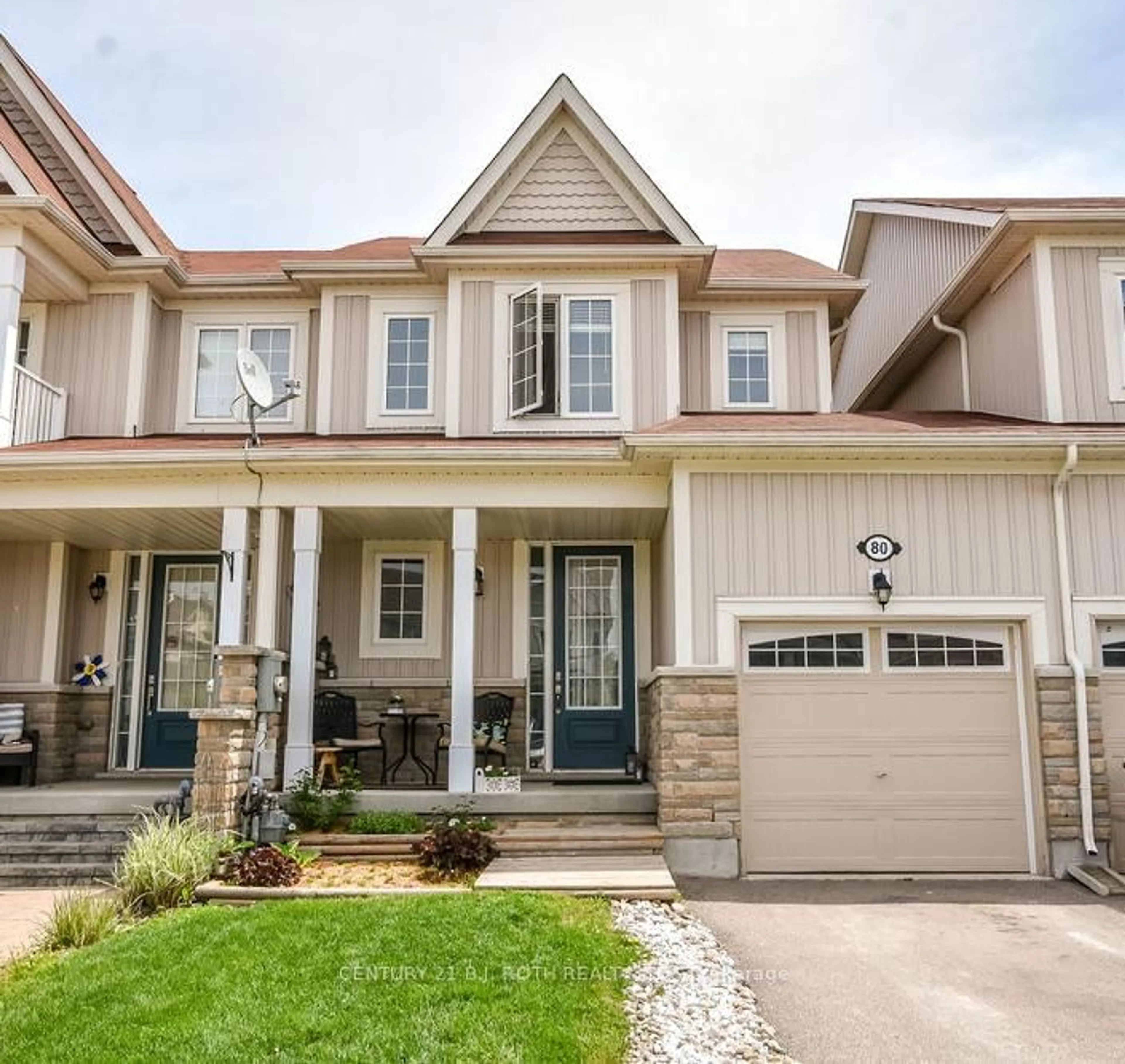 Home with brick exterior material, street for 80 Blanchard Cres, Essa Ontario L3W 0M9
