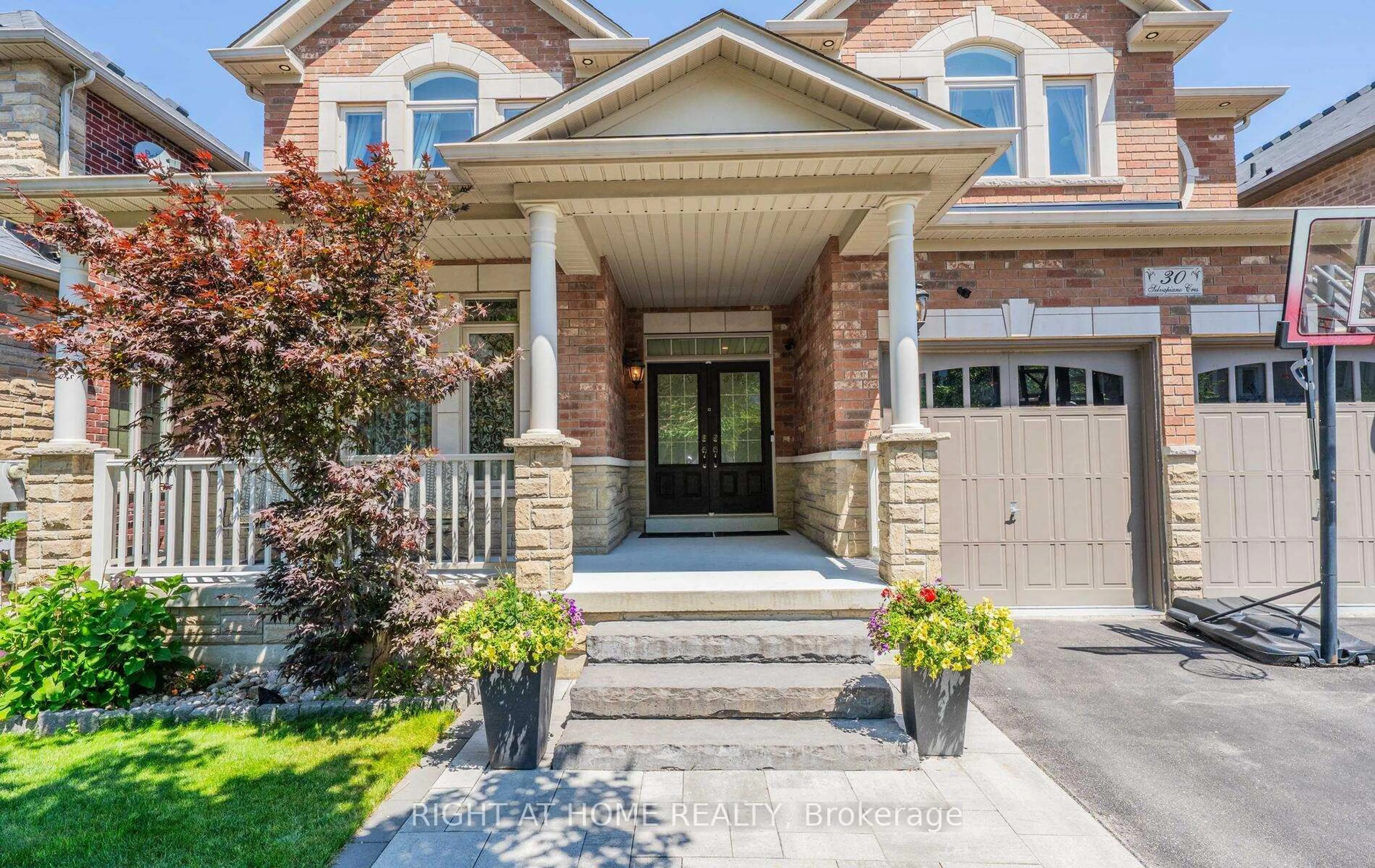 Home with brick exterior material, street for 30 Selvapiano Cres Cres, Vaughan Ontario L4H 0X2