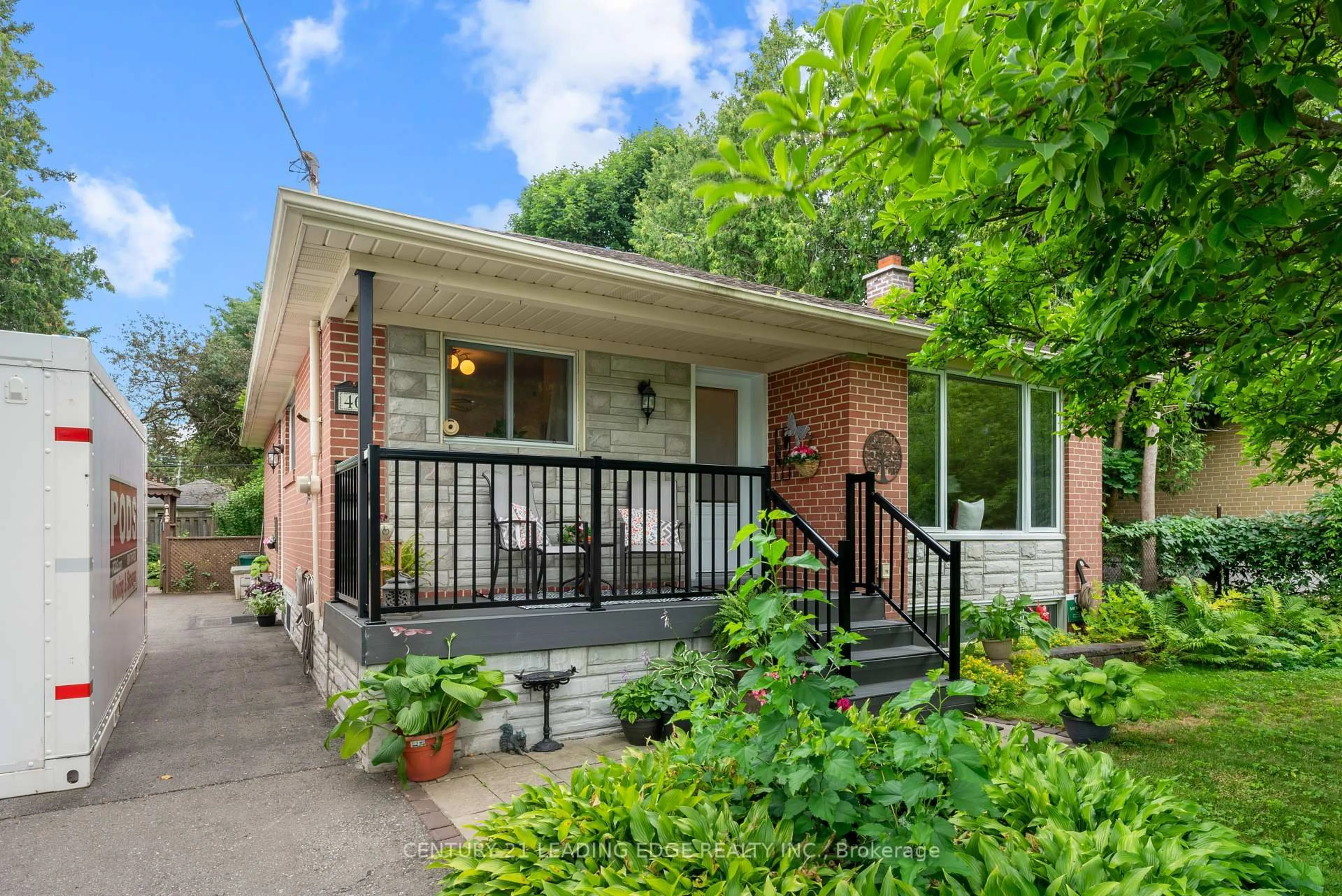 Home with brick exterior material, street for 46 Johnson Rd, Aurora Ontario L4G 2A2