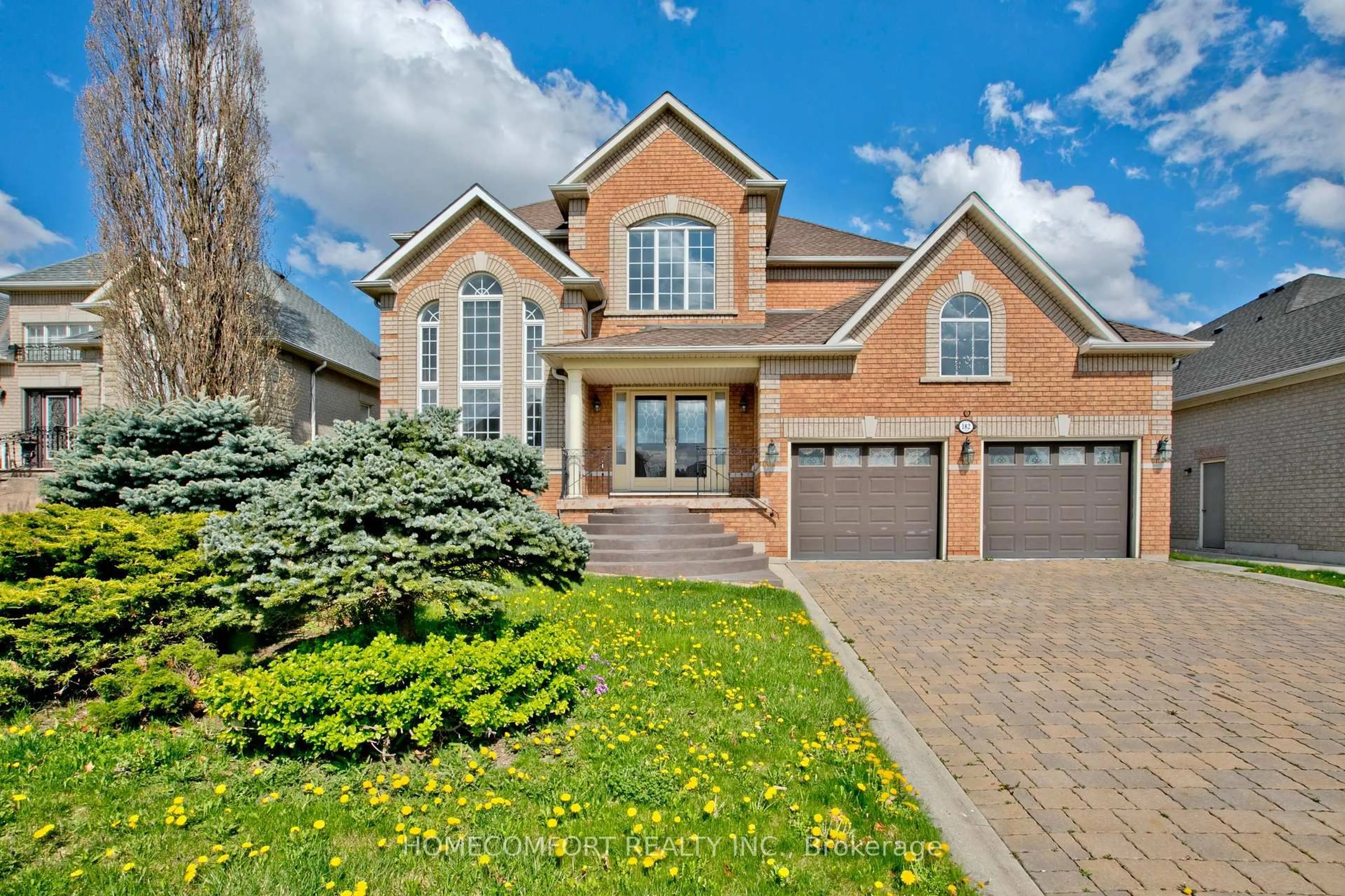Home with brick exterior material, street for 182 Siderno Cres, Vaughan Ontario L4L 9M5