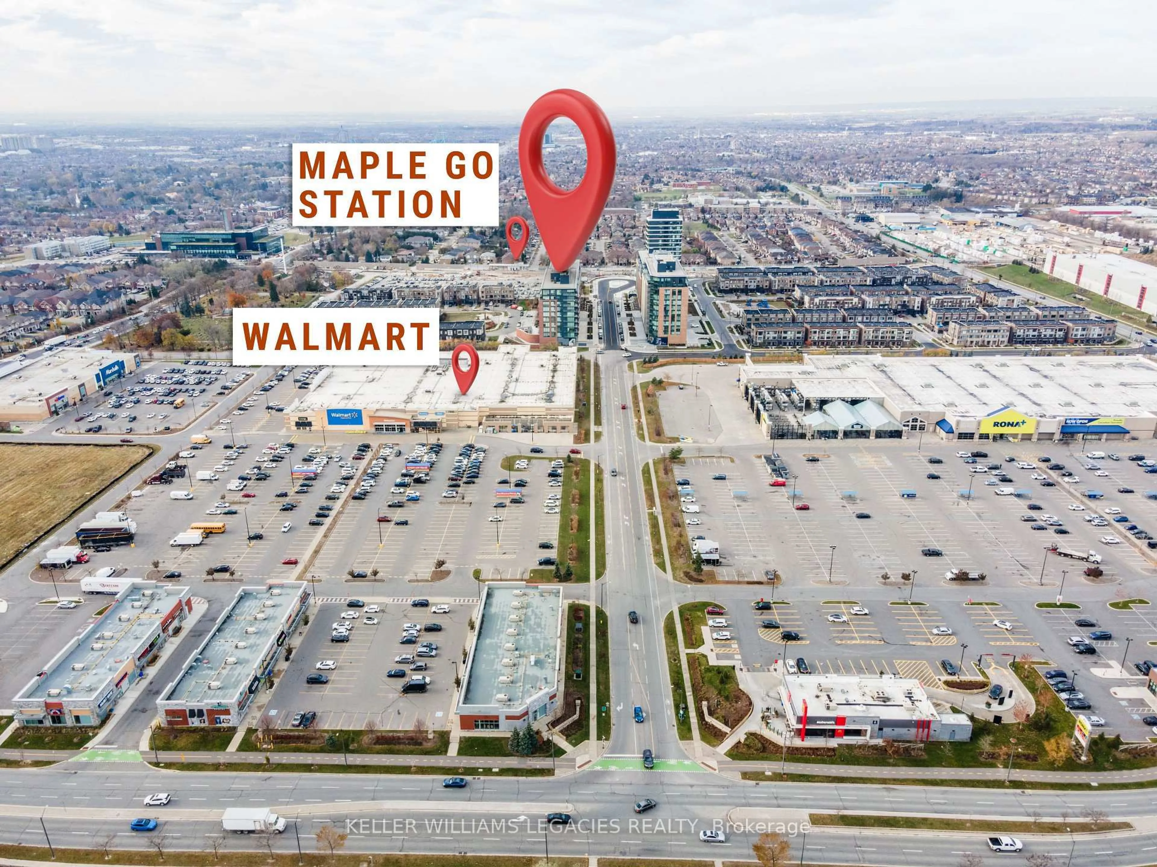 Picture of a map for 99 Eagle Rock Way #106, Vaughan Ontario L6A 5A7