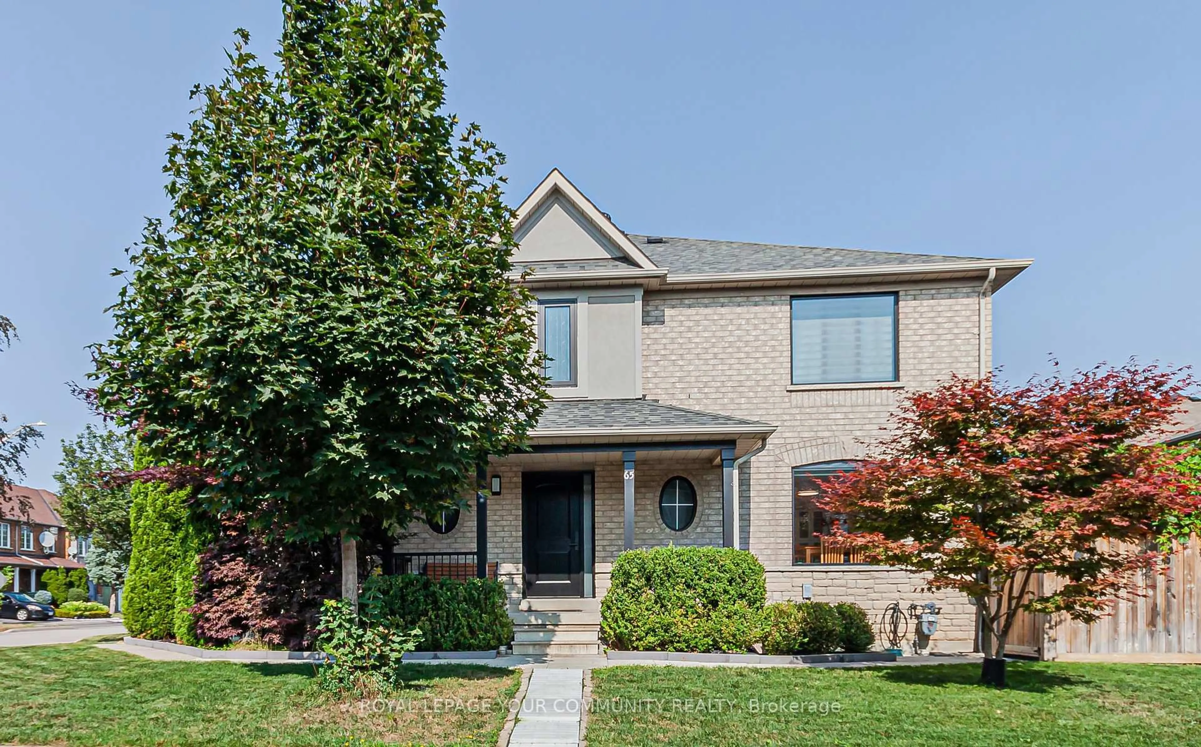 Home with brick exterior material, street for 65 Nahanni Dr, Richmond Hill Ontario L4B 4L4