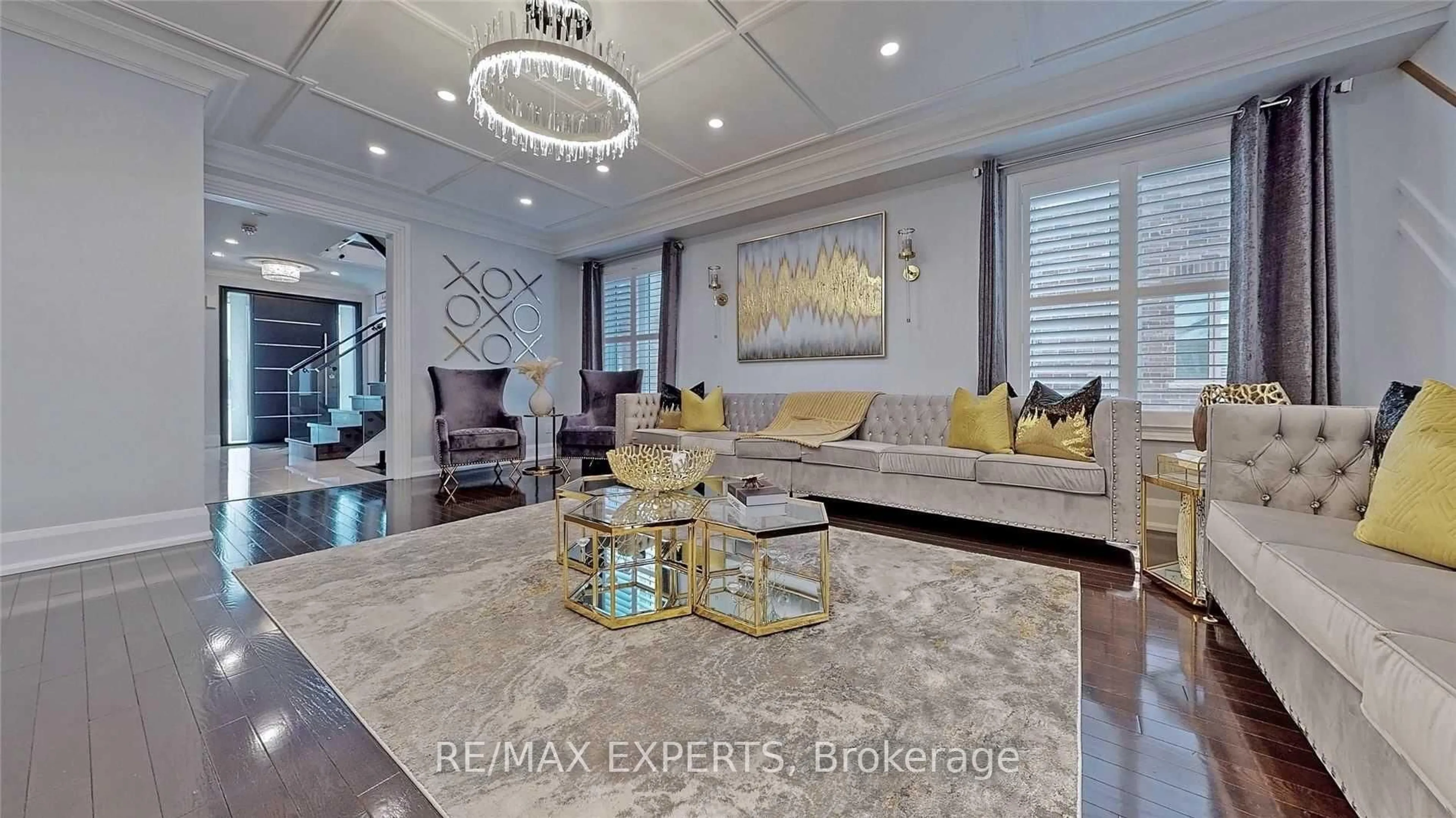 Living room with furniture, unknown for 134 Beaconsfield Dr, Vaughan Ontario L4H 4L6