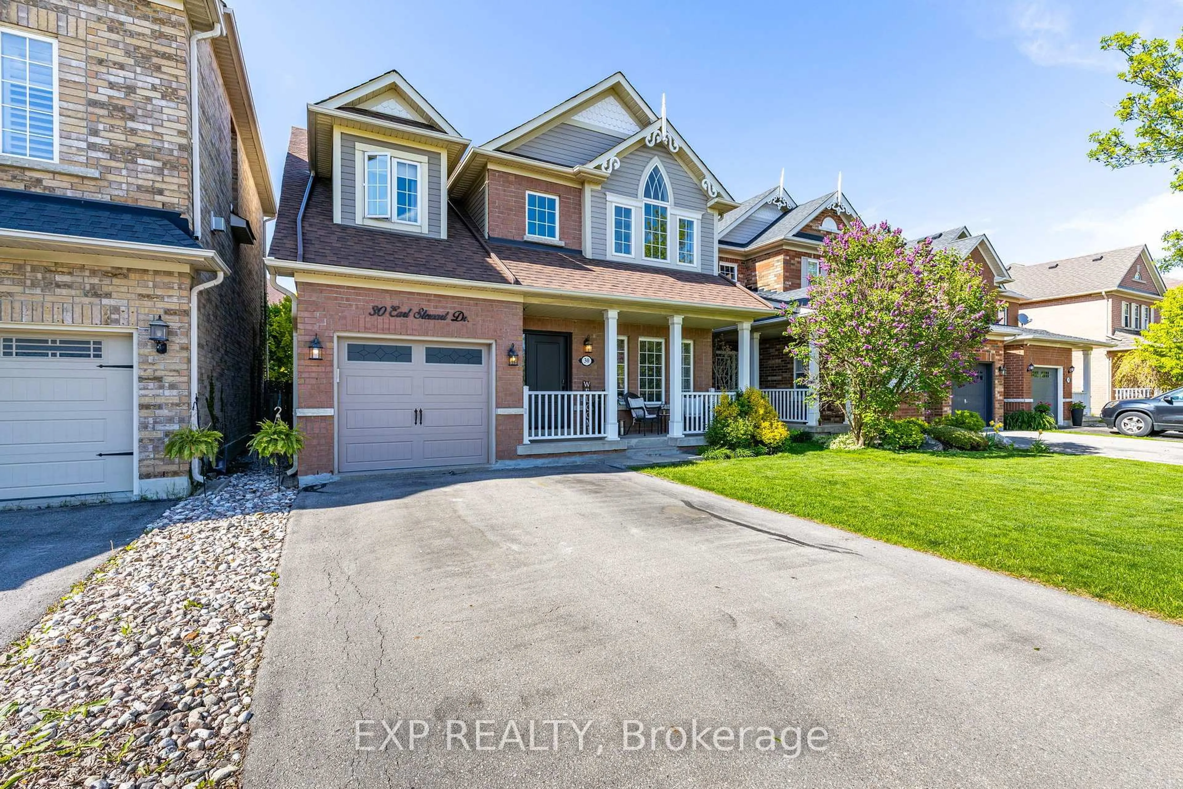 Home with brick exterior material, street for 30 Earl Stewart Dr, Aurora Ontario L4G 7P4