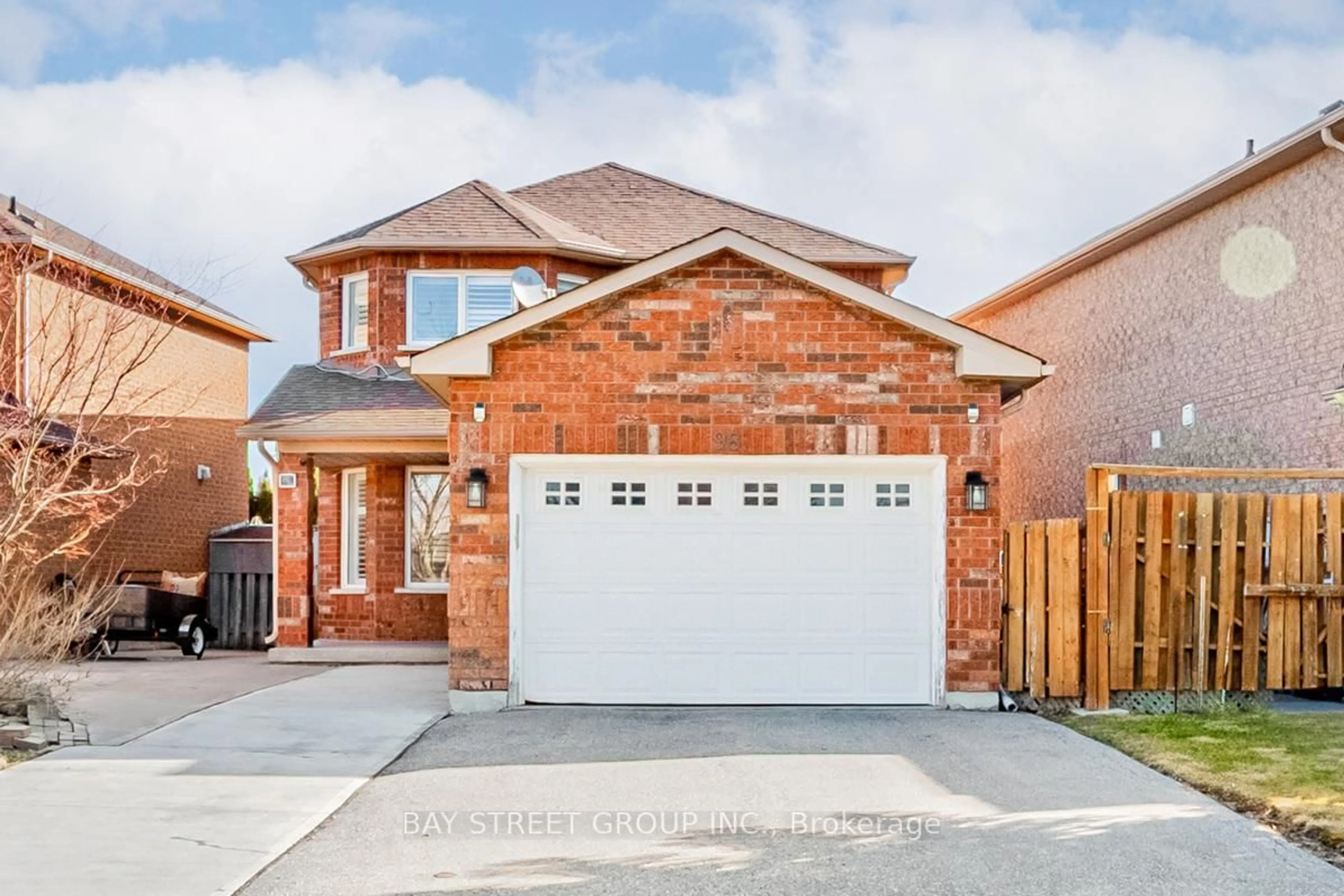 Home with brick exterior material, street for 98 Royalpark Way, Vaughan Ontario L4H 1J5